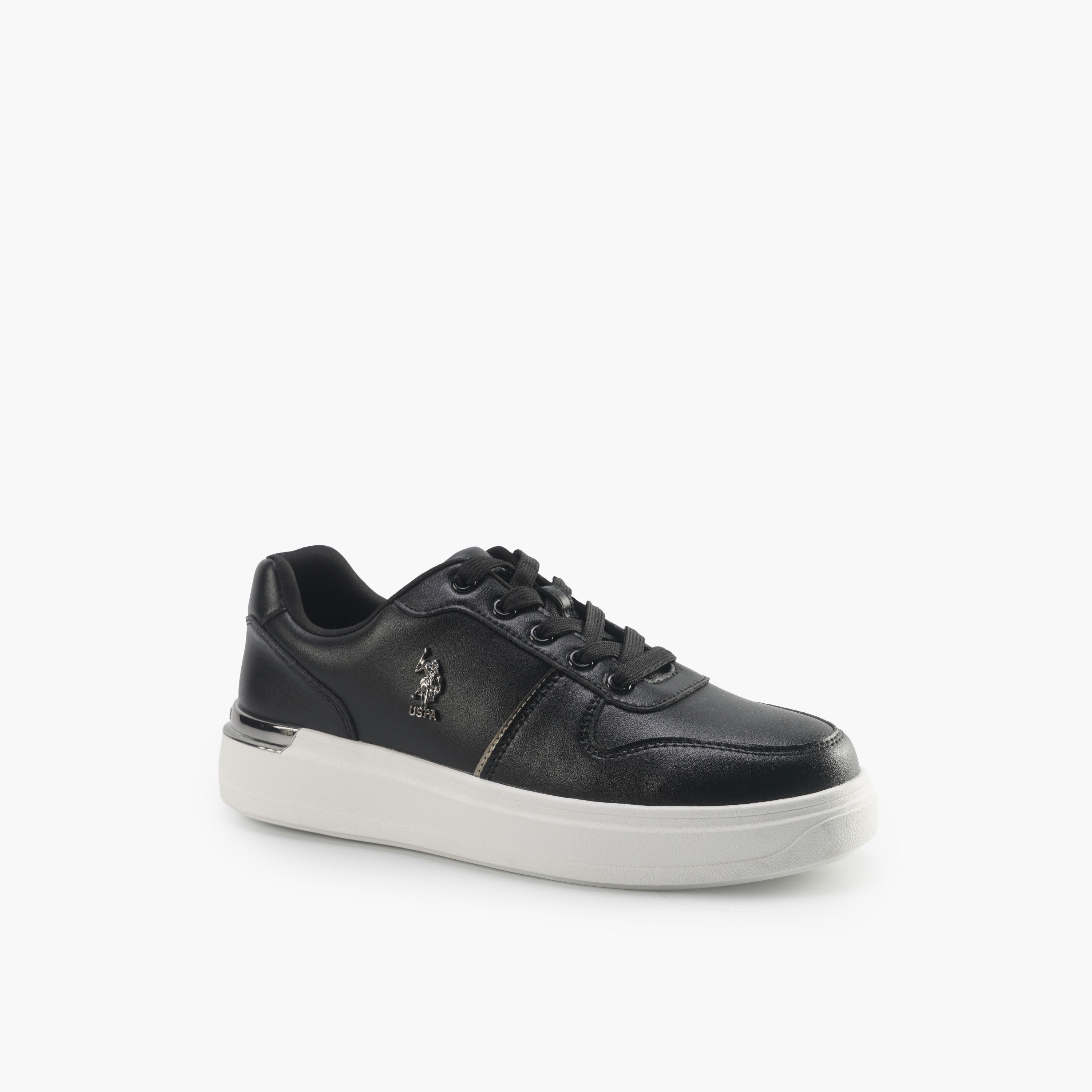 حذاء سنيكرز كاحل برباط للنساء من يو أس بولو أسن-women-shoes-sneakers-image-1