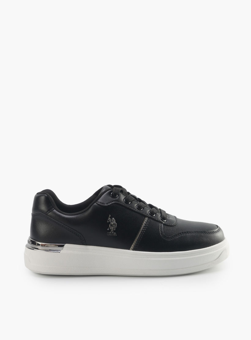 حذاء سنيكرز كاحل برباط للنساء من يو أس بولو أسن-women-shoes-sneakers-image-2