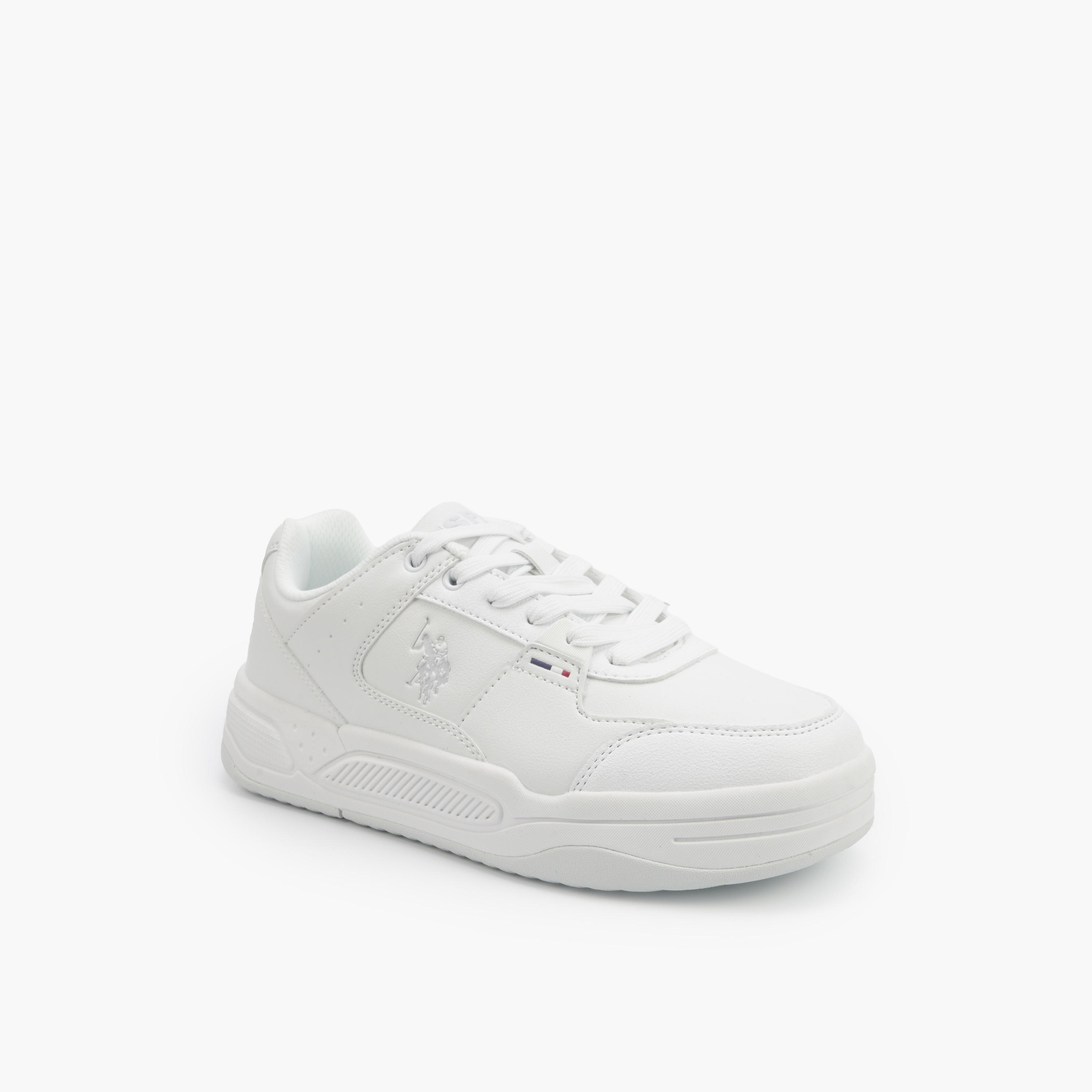 U.S. Polo Assn Women Lace-Up Ankle Sneakers-women-shoes-sneakers-image-1