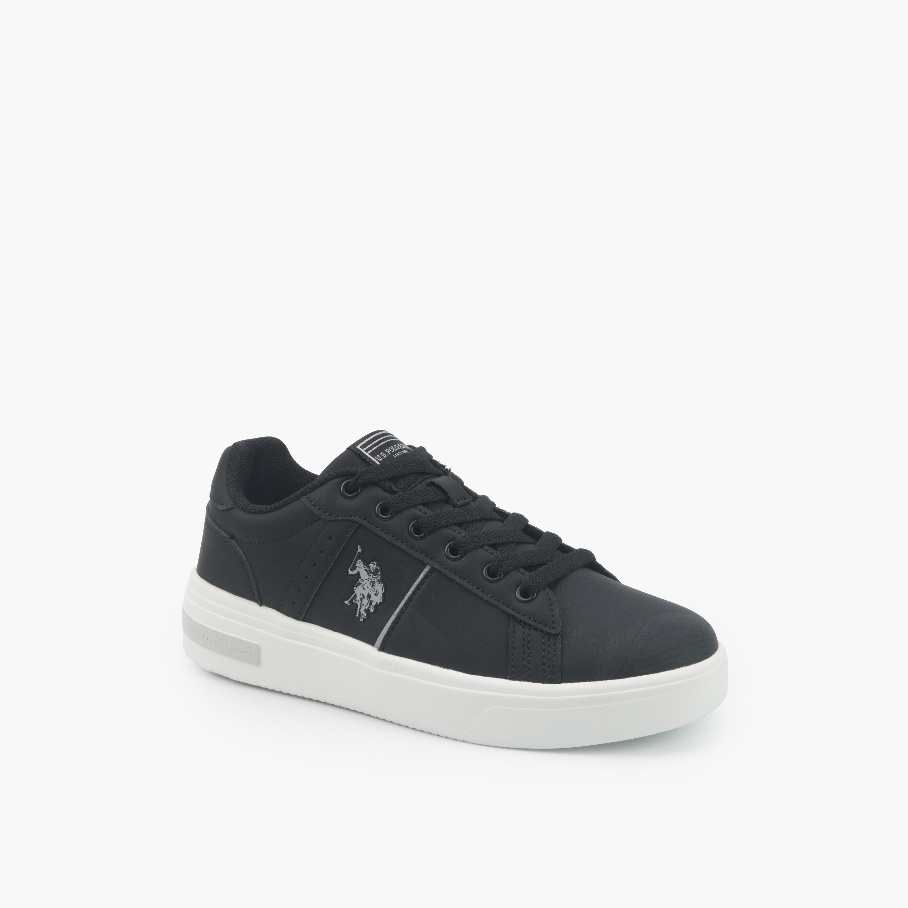 U.S. Polo Assn Women Lace-Up Ankle Sneakers-women-shoes-sneakers-image-1