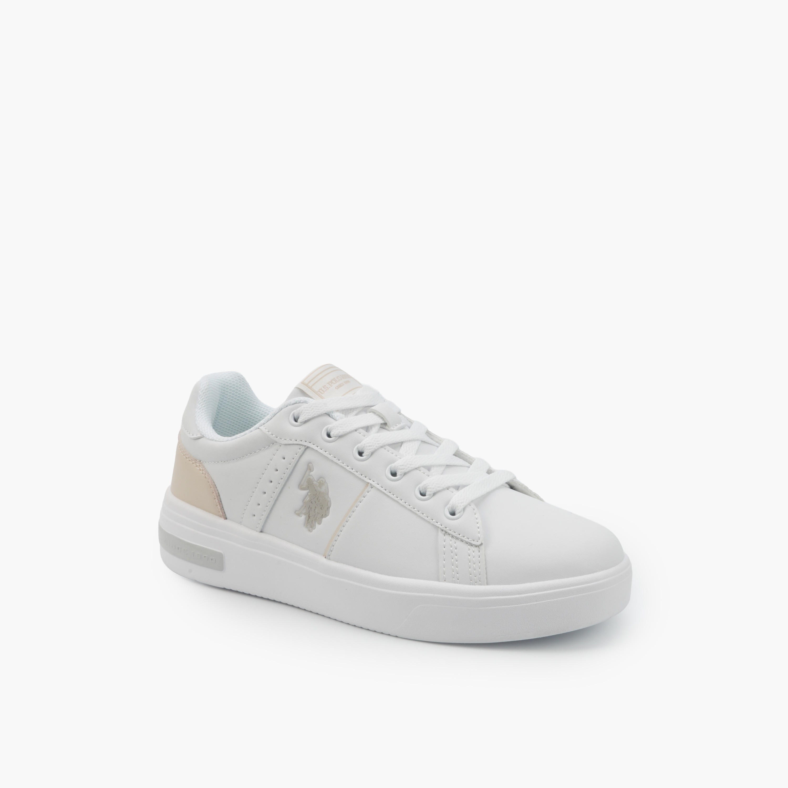 U.S. Polo Assn Women Lace-Up Ankle Sneakers-women-shoes-sneakers-image-1