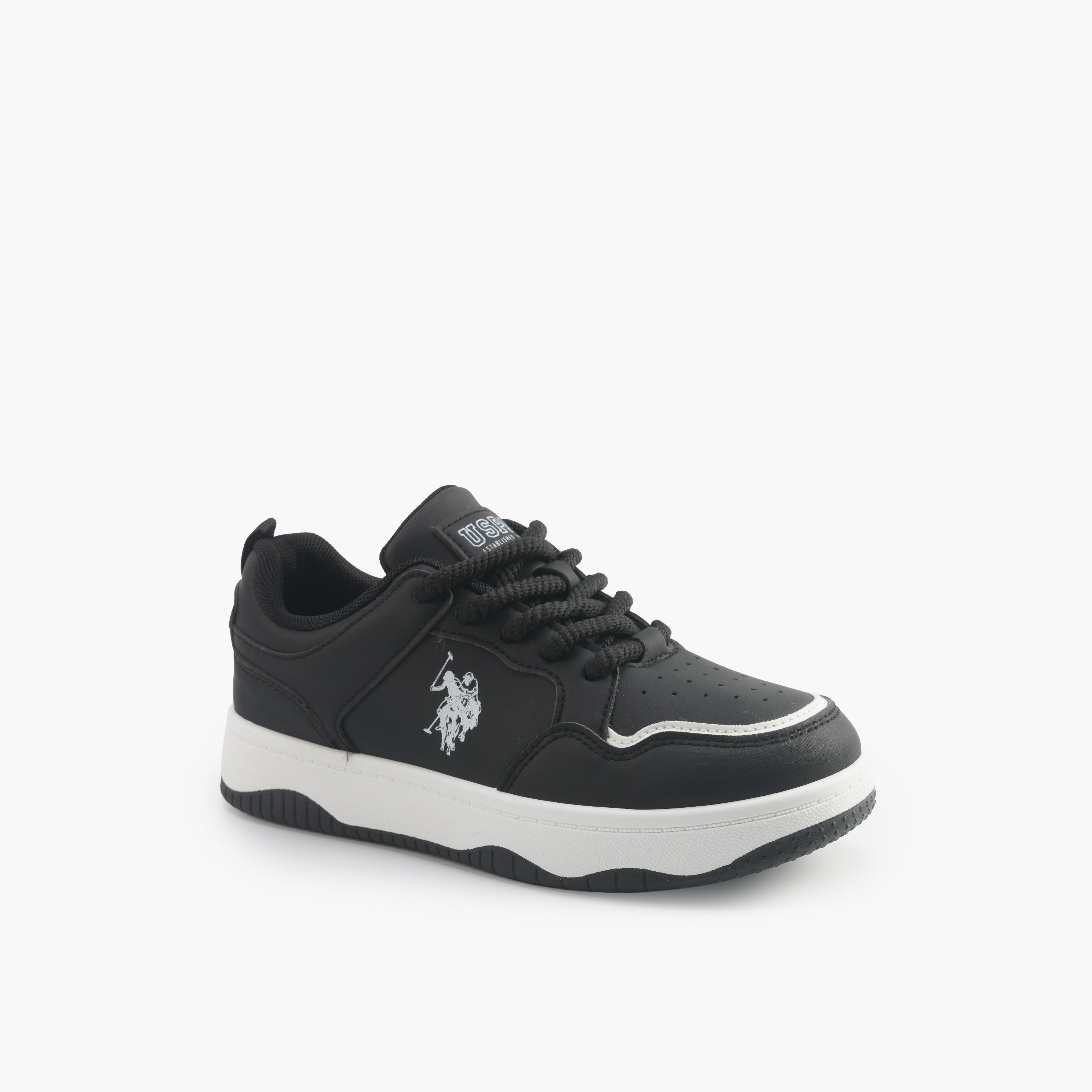 U.S. Polo Assn Women Lace-Up Ankle Sneakers-women-shoes-sneakers-image-1