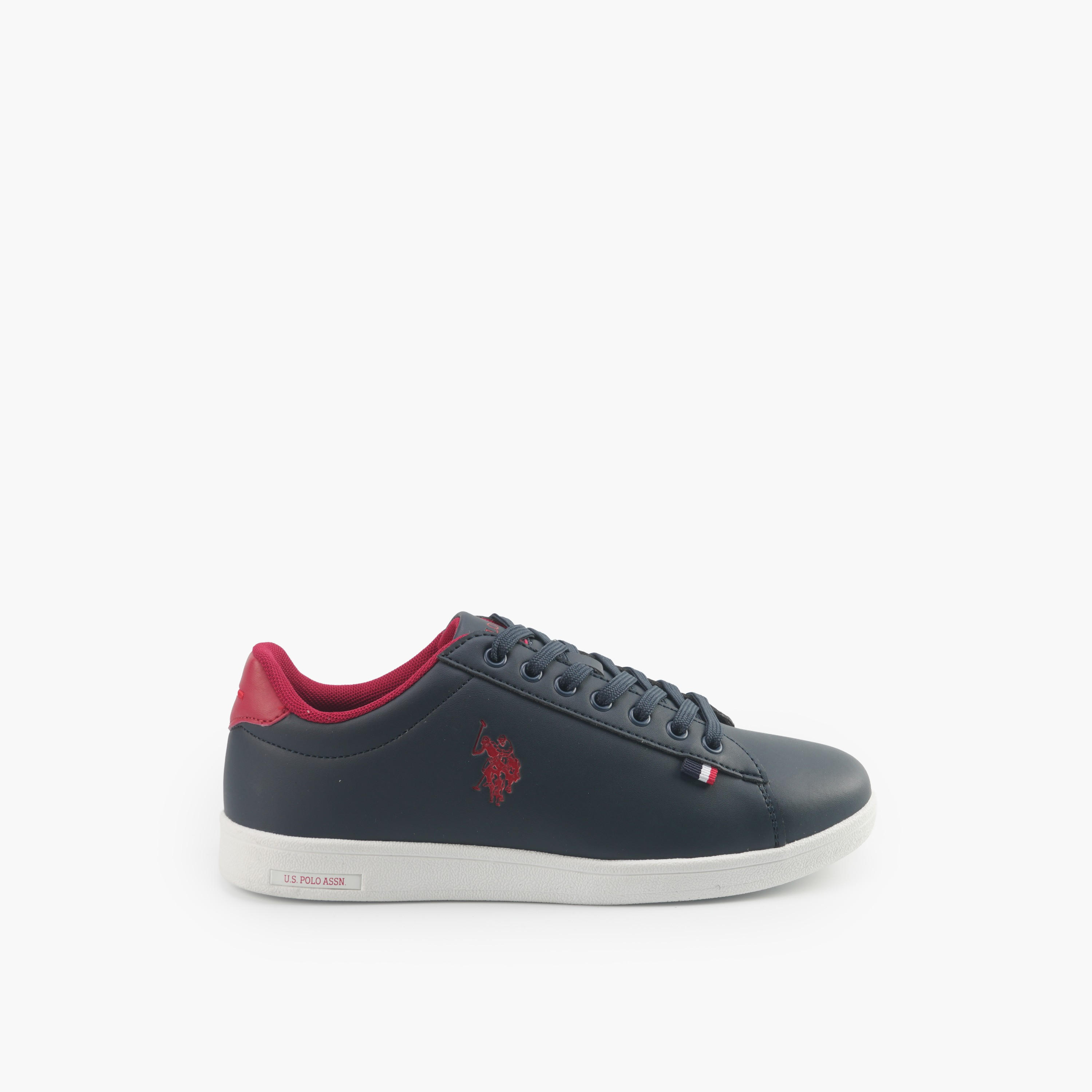 حذاء سنيكرز بطول الكاحل ورباط إغلاق للنساء من يو إس بولو أسن-women-shoes-sneakers-image-2