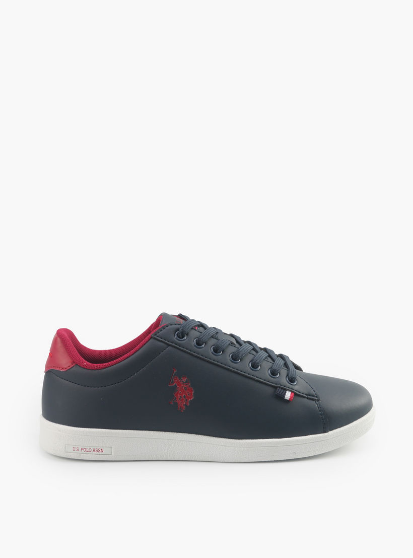 حذاء سنيكرز بطول الكاحل ورباط إغلاق للنساء من يو إس بولو أسن-women-shoes-sneakers-image-2