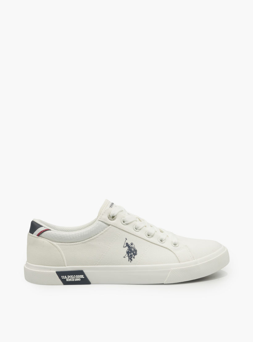 حذاء سنيكرز للكاحل بطبعات شعار ورباط إغلاق للرجال من يو إس بولو أسن-men-shoes-sneakers-image-2