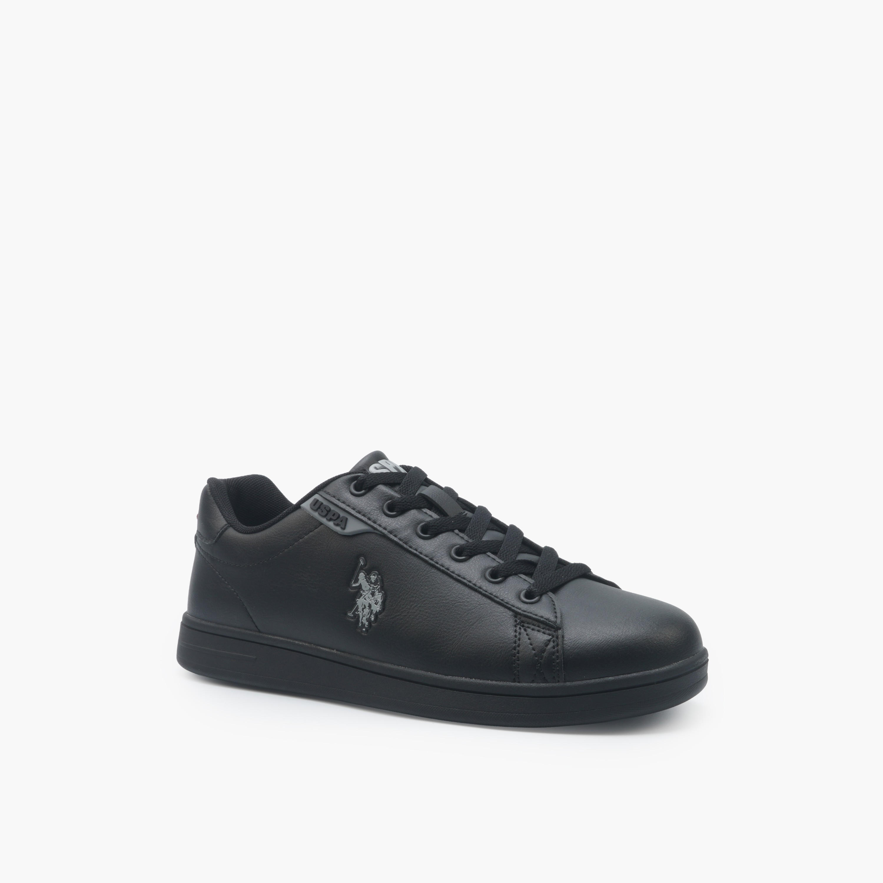 حذاء سنيكرز للكاحل برباط إغلاق للرجال من يو إس بولو أسن-men-shoes-sneakers-image-1