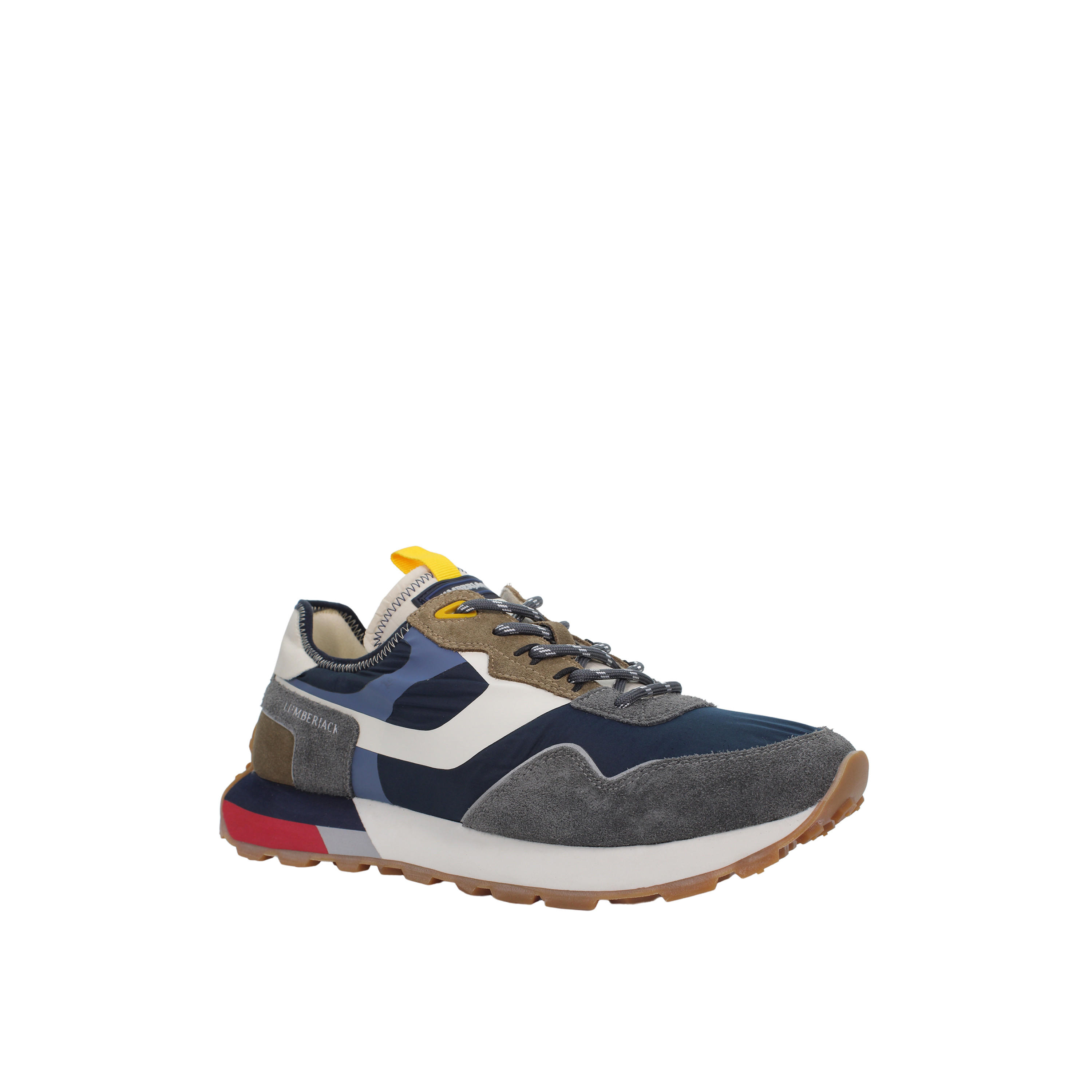 حذاء سنيكرز برباط إغلاق وتصميم قوالب ملونة "فيوري" للرجال من لمبرجاك-men-shoes-sneakers-image-1
