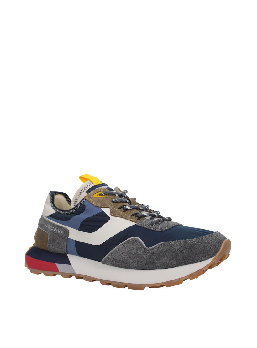 حذاء سنيكرز برباط إغلاق وتصميم قوالب ملونة "فيوري" للرجال من لمبرجاك-men-shoes-sneakers-image-1