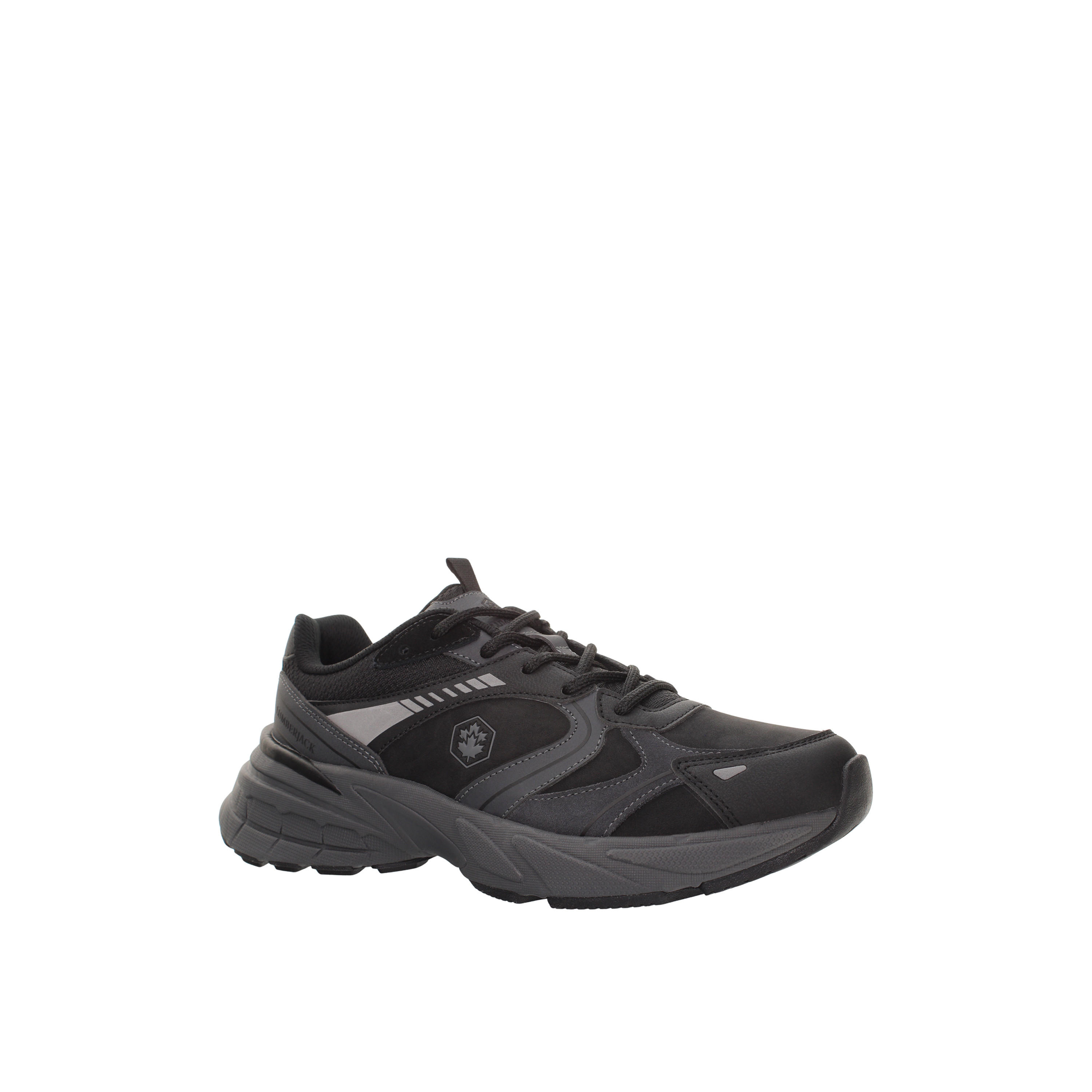 Lumberjack Men MONEY Panelled Lace-Up Sneakers-men-shoes-sneakers-image-1