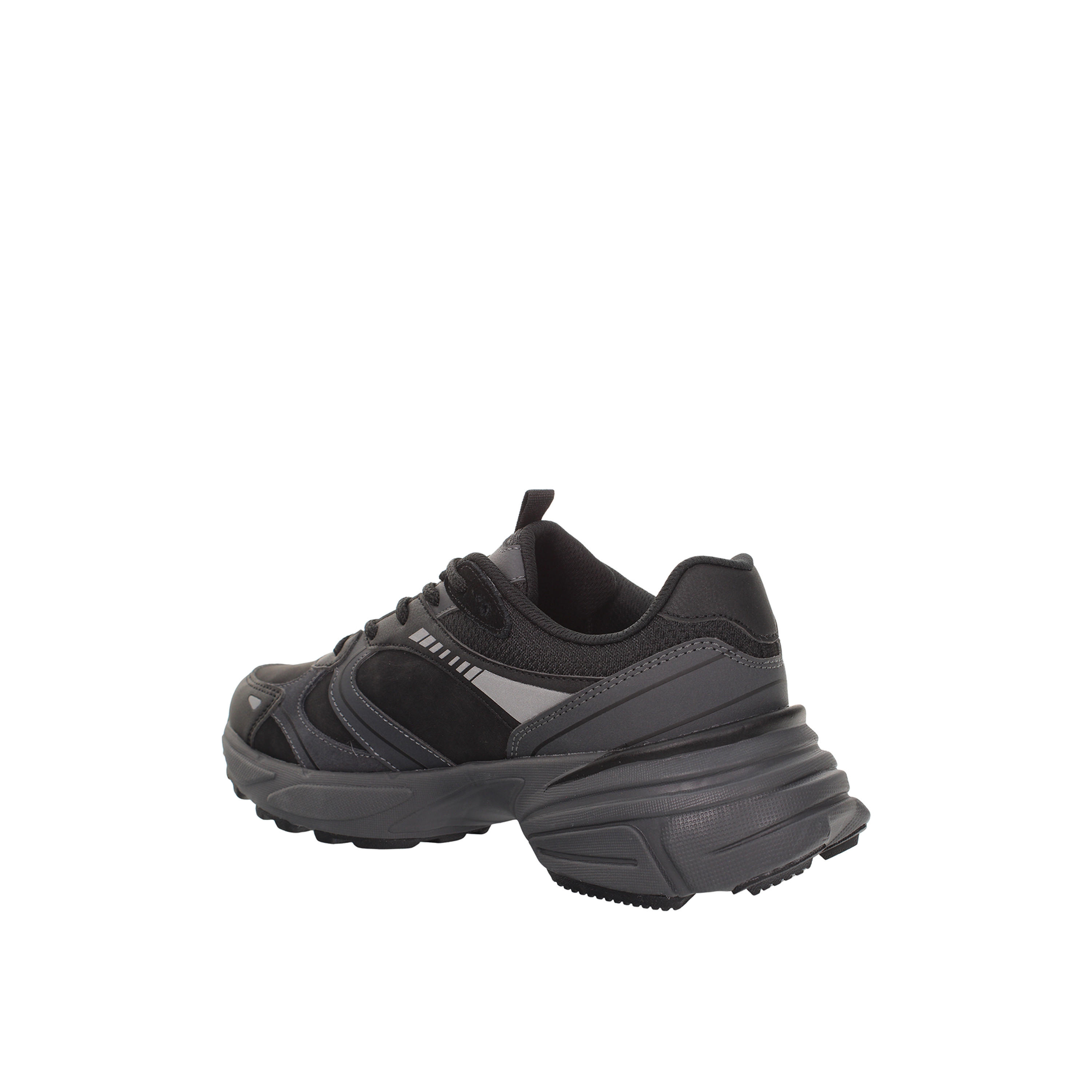 Lumberjack Men MONEY Panelled Lace-Up Sneakers-men-shoes-sneakers-image-3