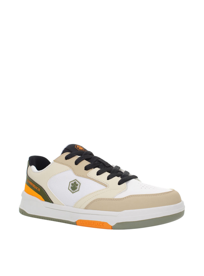 حذاء سنيكرز برباط إغلاق وثقوب "آولي" للرجال من لمبرجاك-men-shoes-sneakers-image-1