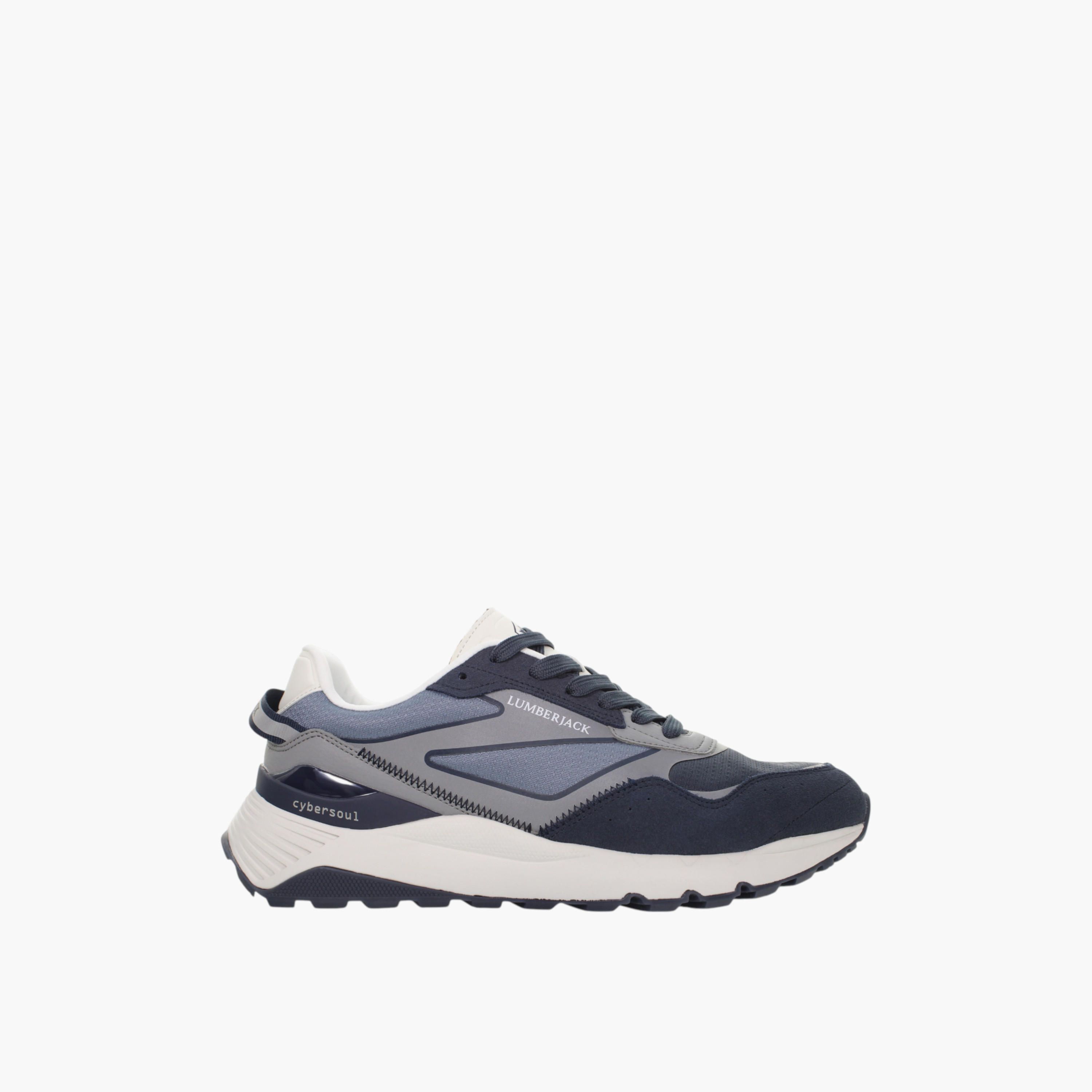 Lumberjack Men's Colourblock Lace-Up Sneakers-men-shoes-sneakers-image-2