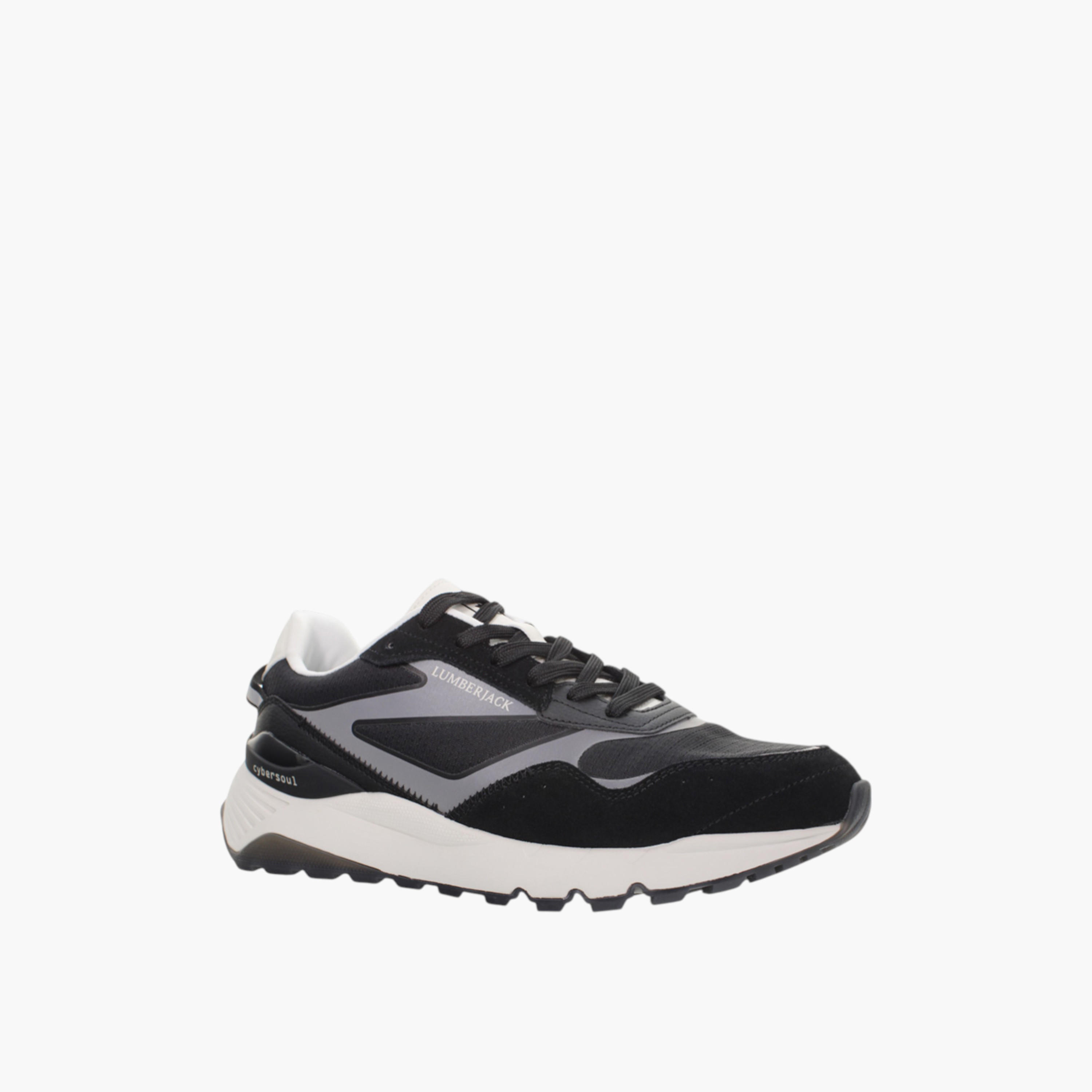 حذاء سنيكرز بقوالب ملونة ورباط إغلاق للرجال من لامبرجاك-men-shoes-sneakers-image-1