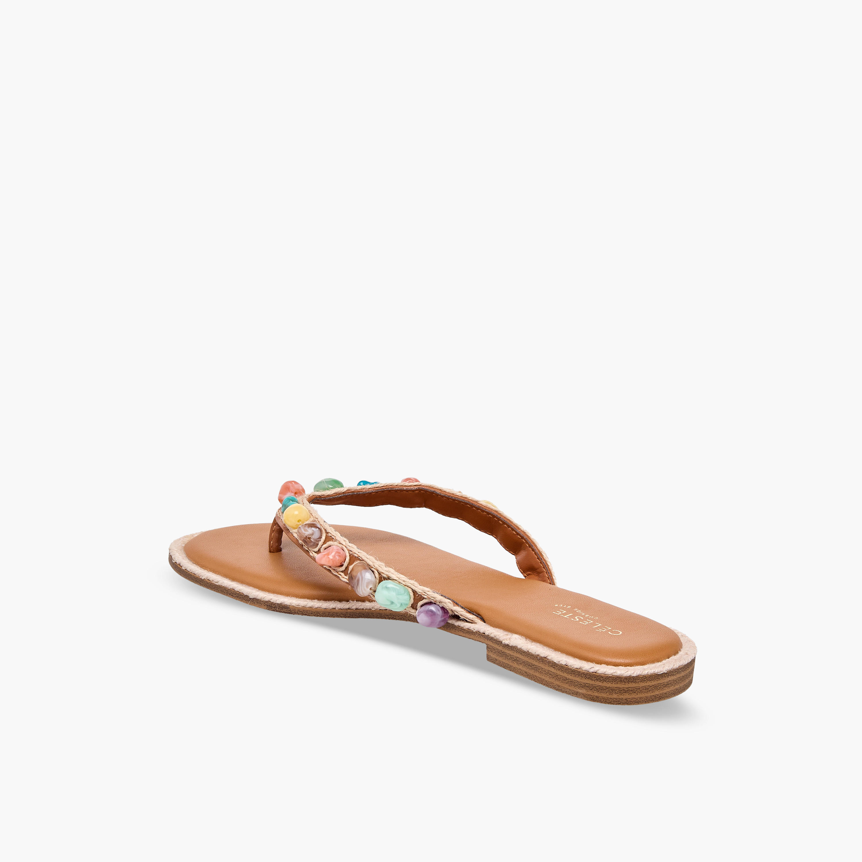 صندل نسائي مرصع مريح وأنيق من سيليست-women-shoes-sandals-flats-image-5