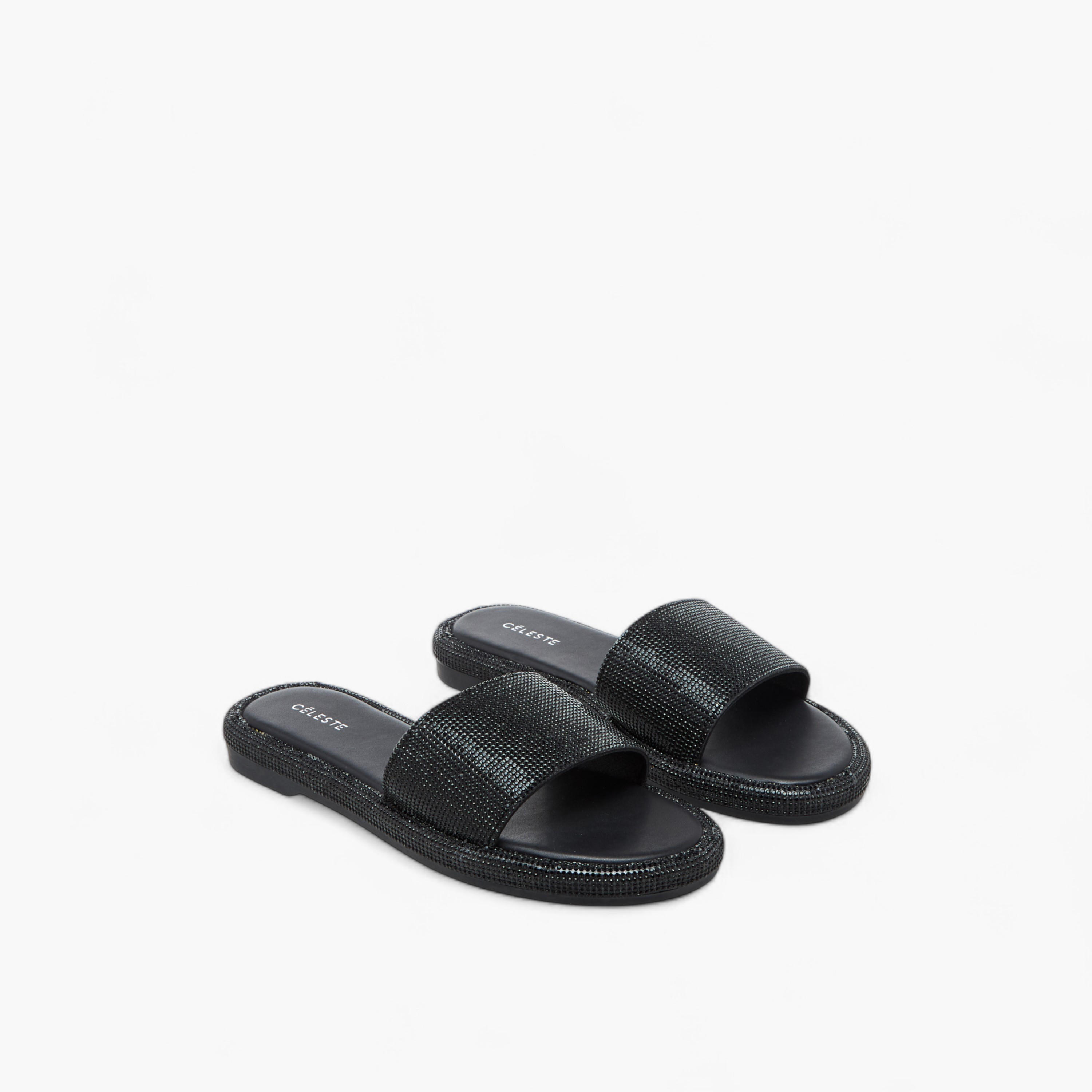 صندل مزين سهل الارتداء للنساء من سيليست - A1044-27-women-shoes-flats-sandals-image-1
