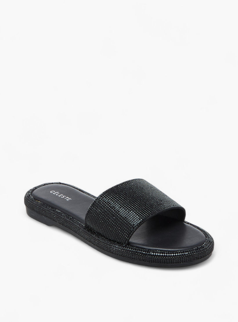 صندل مزين سهل الارتداء للنساء من سيليست - A1044-27-women-shoes-flats-sandals-image-2