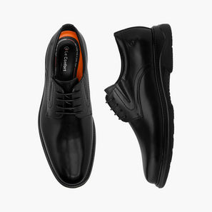 حذاء ديربي جلد طبيعي برباط للرجال من لو كونفور-men-shoes-image-1