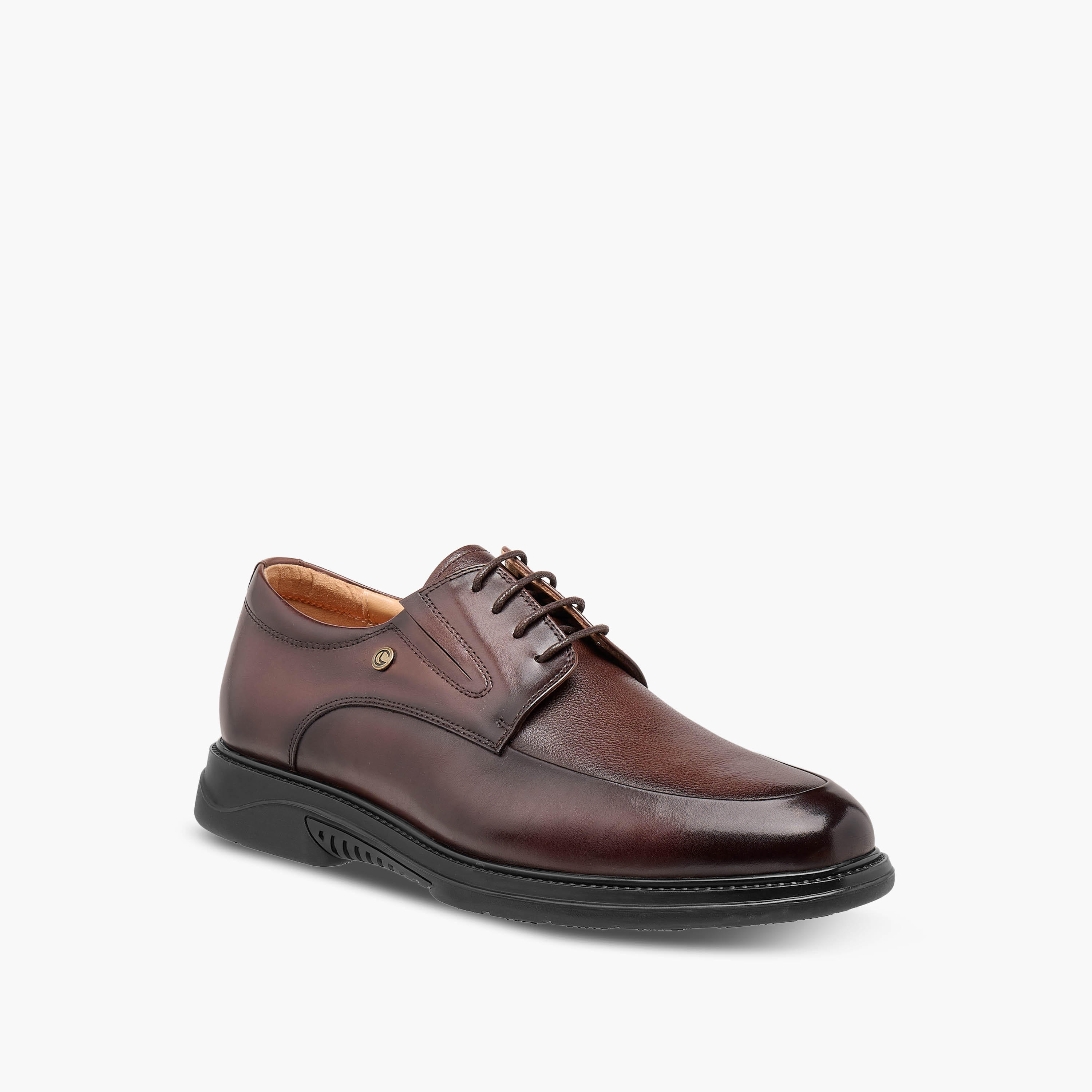 حذاء ديربي جلد طبيعي برباط للرجال من لو كونفور-men-shoes-formalshoes-image-2