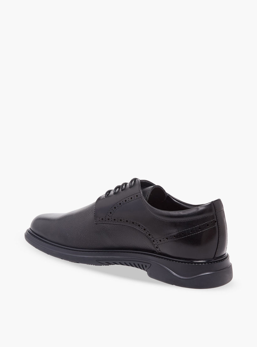 حذاء ديربي جلد برباط إغلاق للرجال من لو كونفورت-men-shoes-formalshoes-image-5