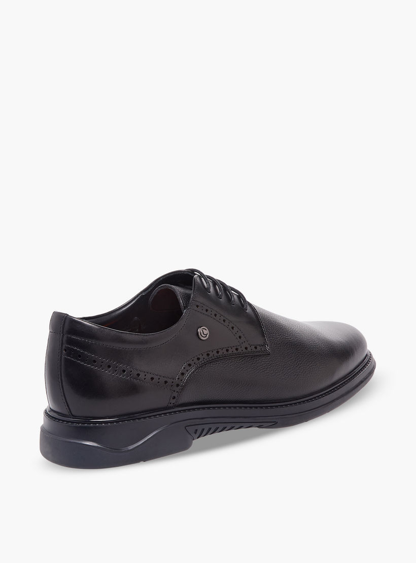 حذاء ديربي جلد برباط إغلاق للرجال من لو كونفورت-men-shoes-formalshoes-image-6