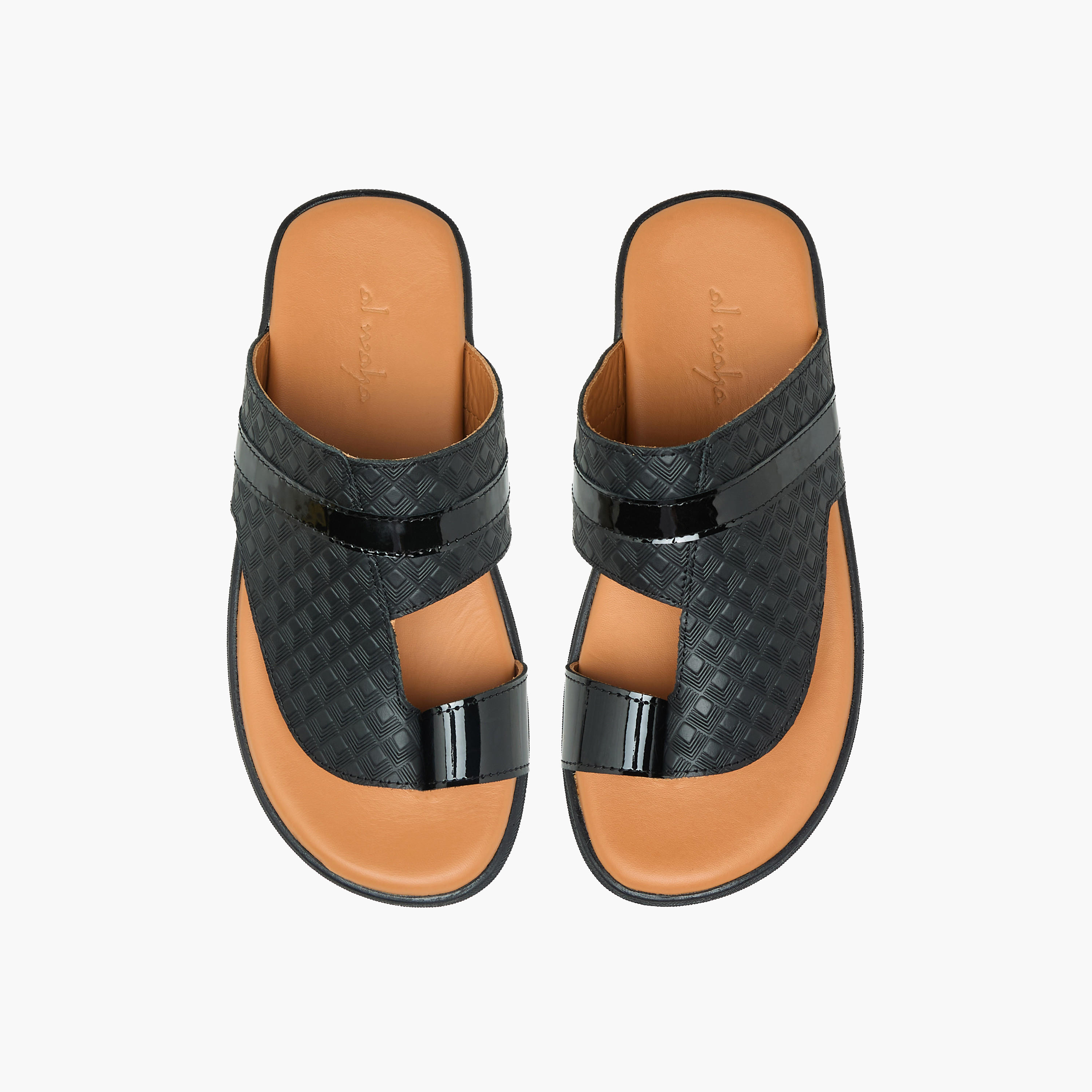 Al Waha Boys Leather Arabic Sandals-boys-shoes-sandals-image-1
