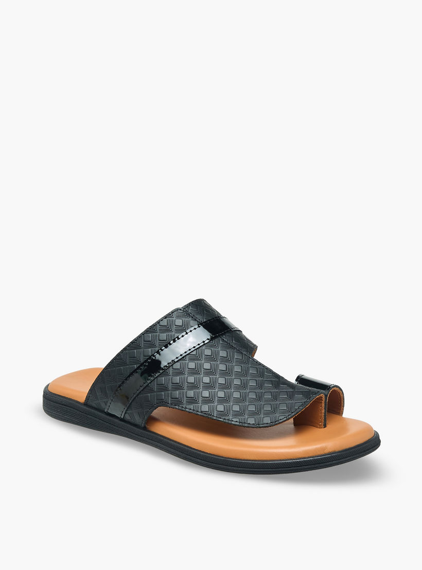 Al Waha Boys Leather Arabic Sandals-boys-shoes-sandals-image-2