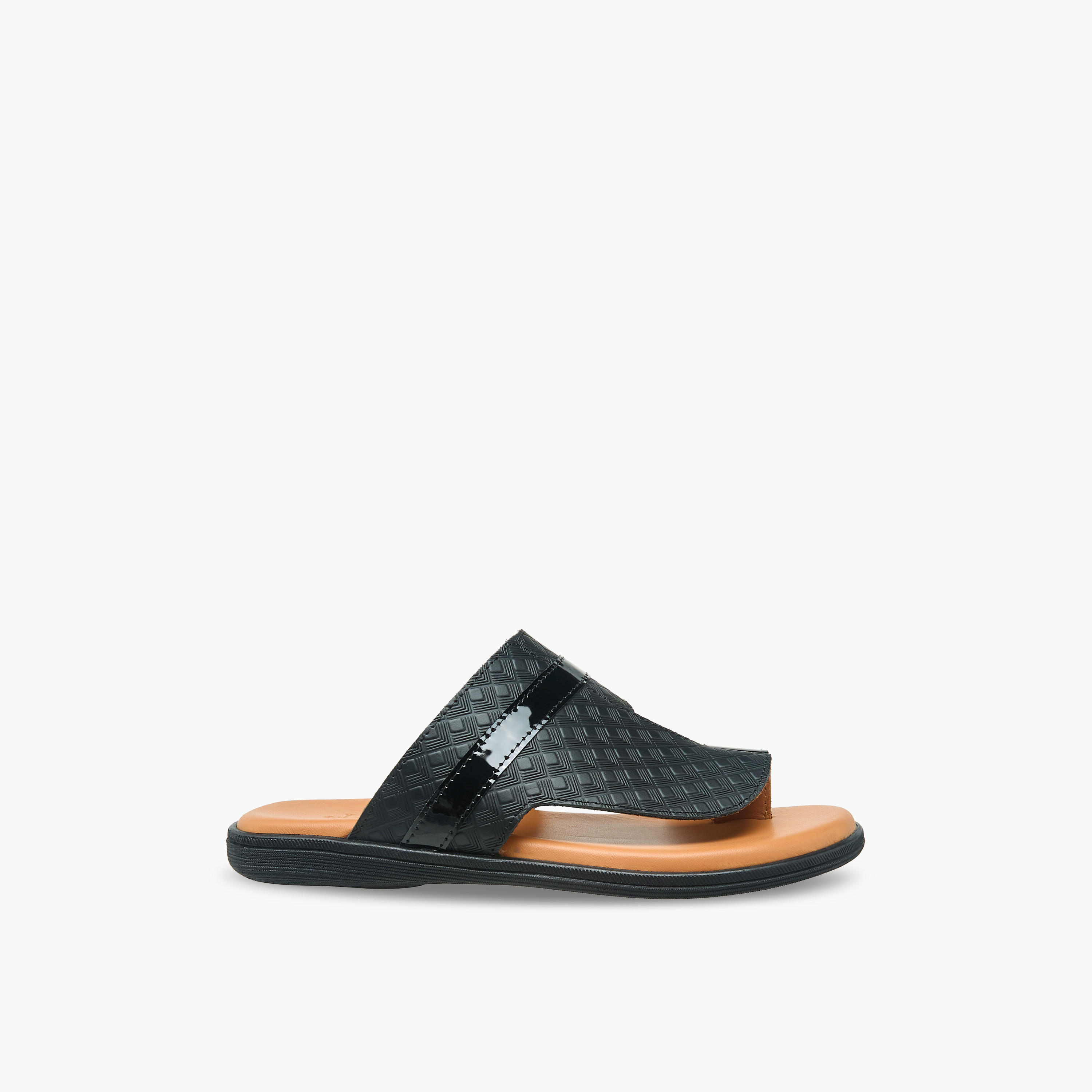 Al Waha Boys Leather Arabic Sandals-boys-shoes-sandals-image-3