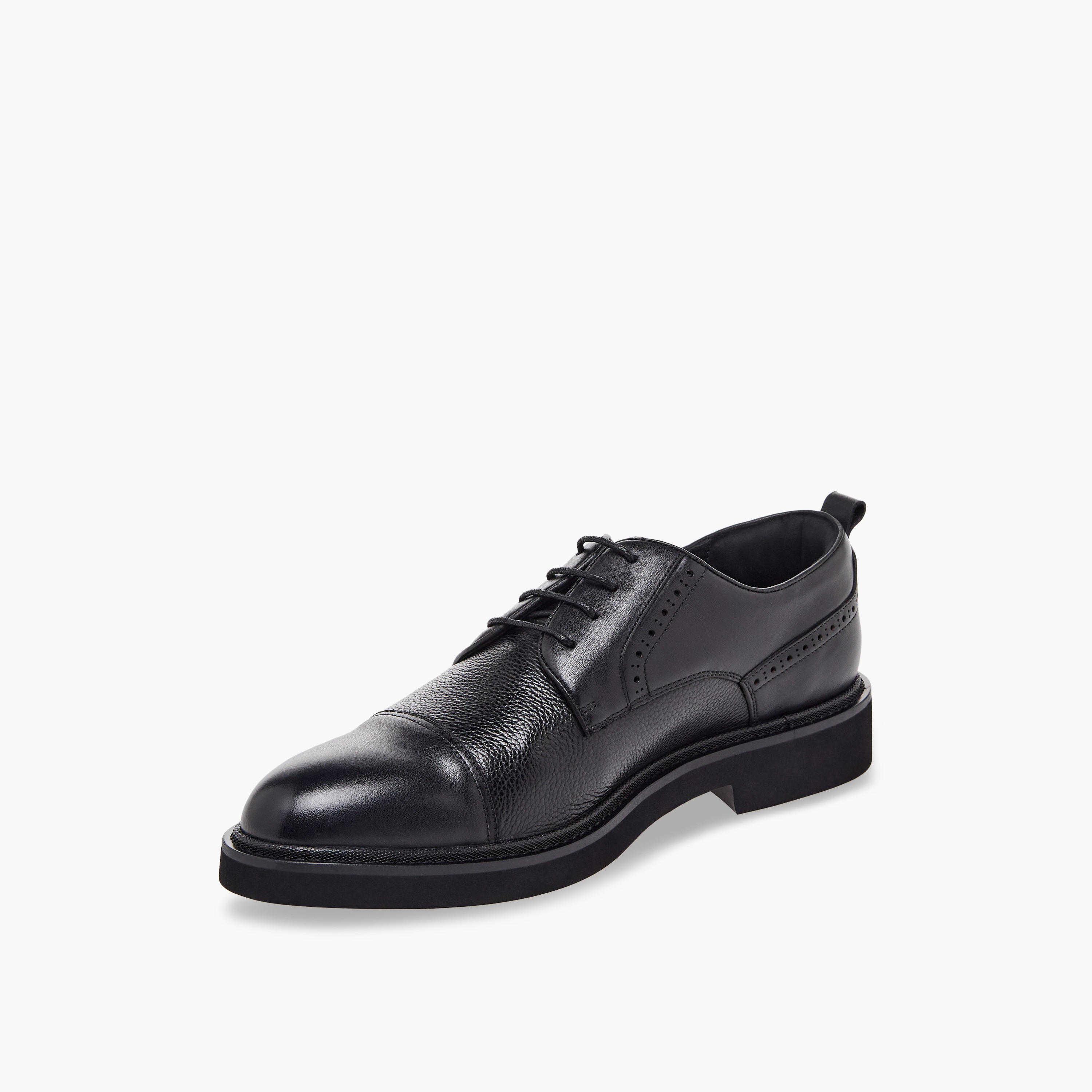 حذاء ديربي جلد برباط إغلاق من دوتشيني-men-shoes-formalshoes-image-4