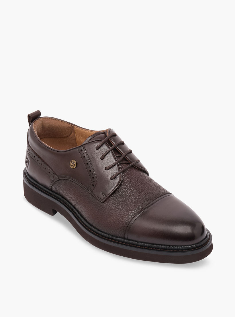 حذاء ديربي جلد برباط إغلاق من دوتشيني-men-shoes-formalshoes-image-2