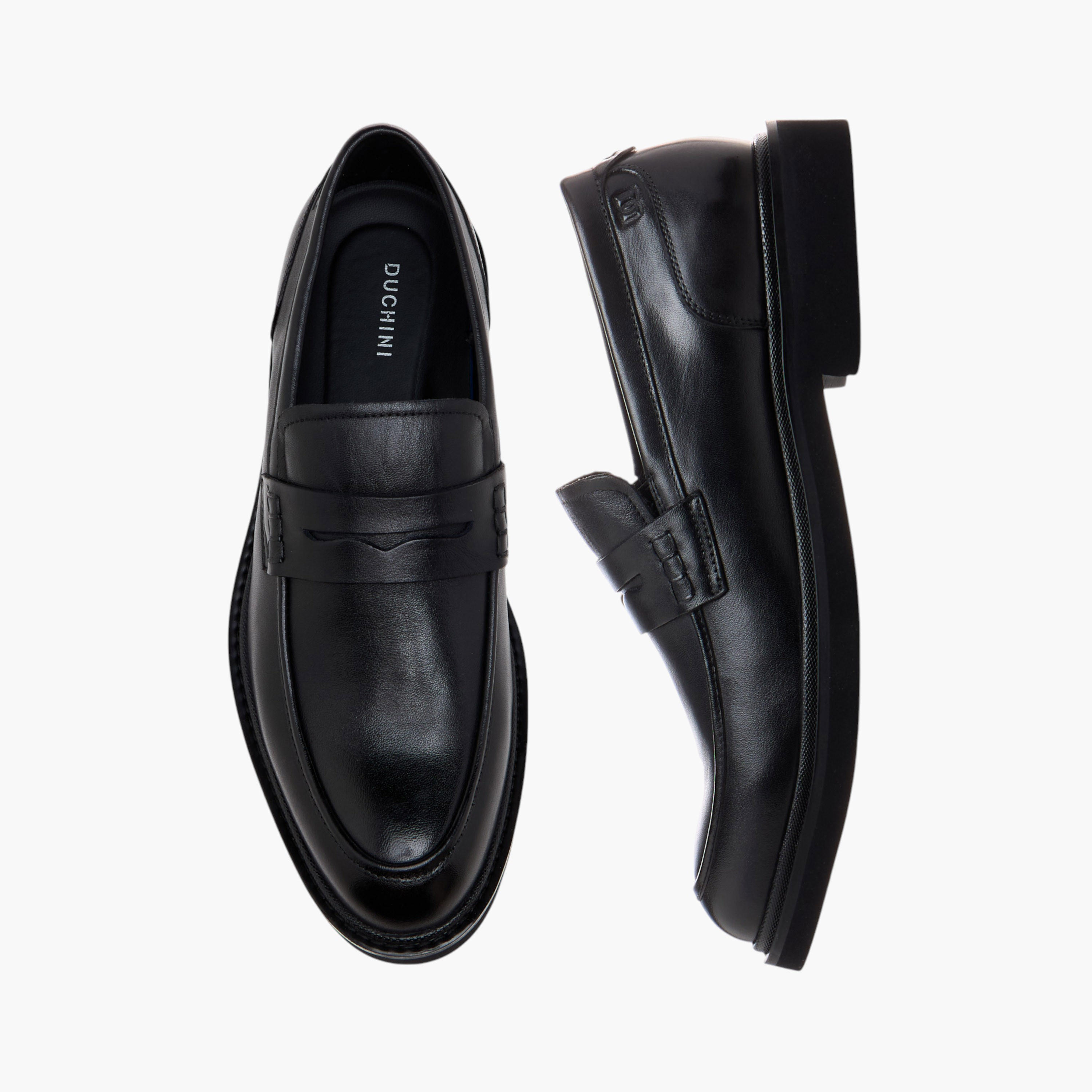 حذاء خفيف جلد سهل الارتداء بتفاصيل مفرّغة للرجال من دوتشيني-men-shoes-formalshoes-image-1
