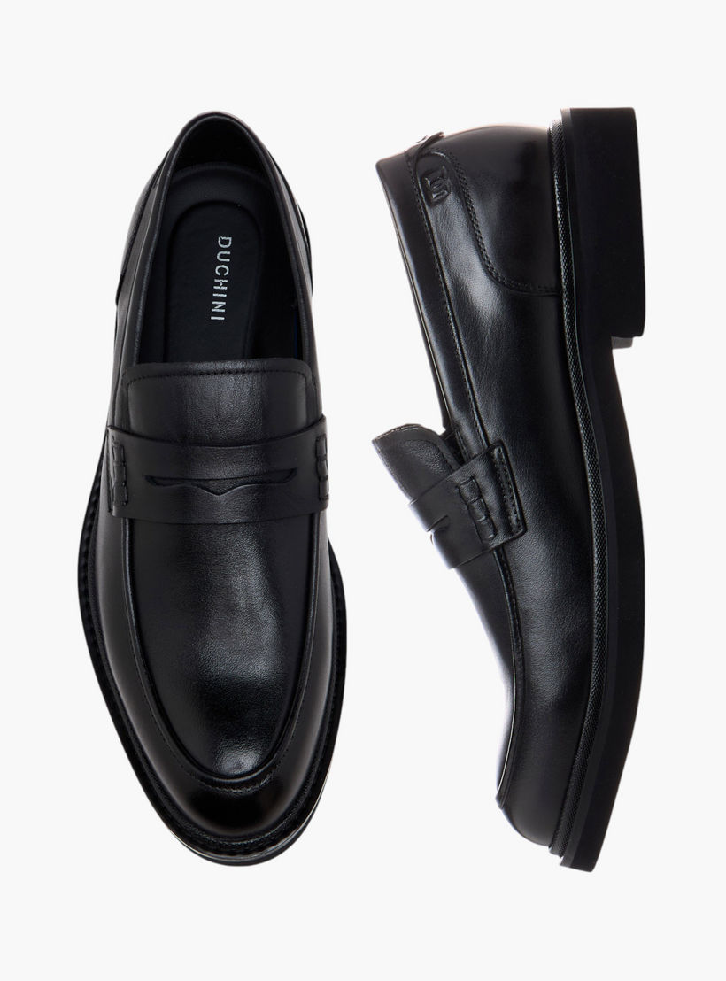 حذاء خفيف جلد سهل الارتداء بتفاصيل مفرّغة للرجال من دوتشيني-men-shoes-formalshoes-image-1