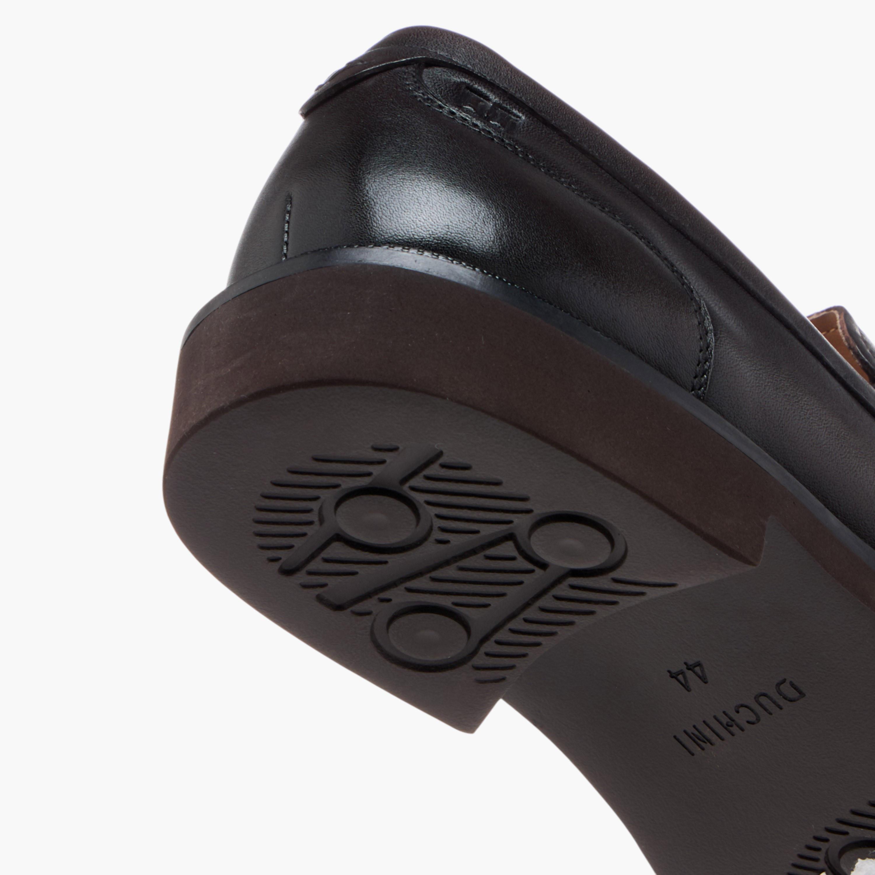 Duchini Men's Leather Cutout Detail Slip-On Loafers-men-shoes-formalshoes-image-5