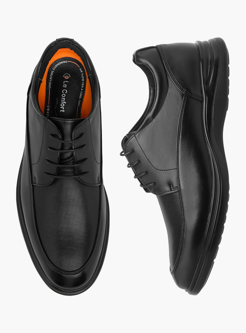 حذاء ديربي برباط إغلاق للرجال من لو كونفورت-men-shoes-formalshoes-image-1