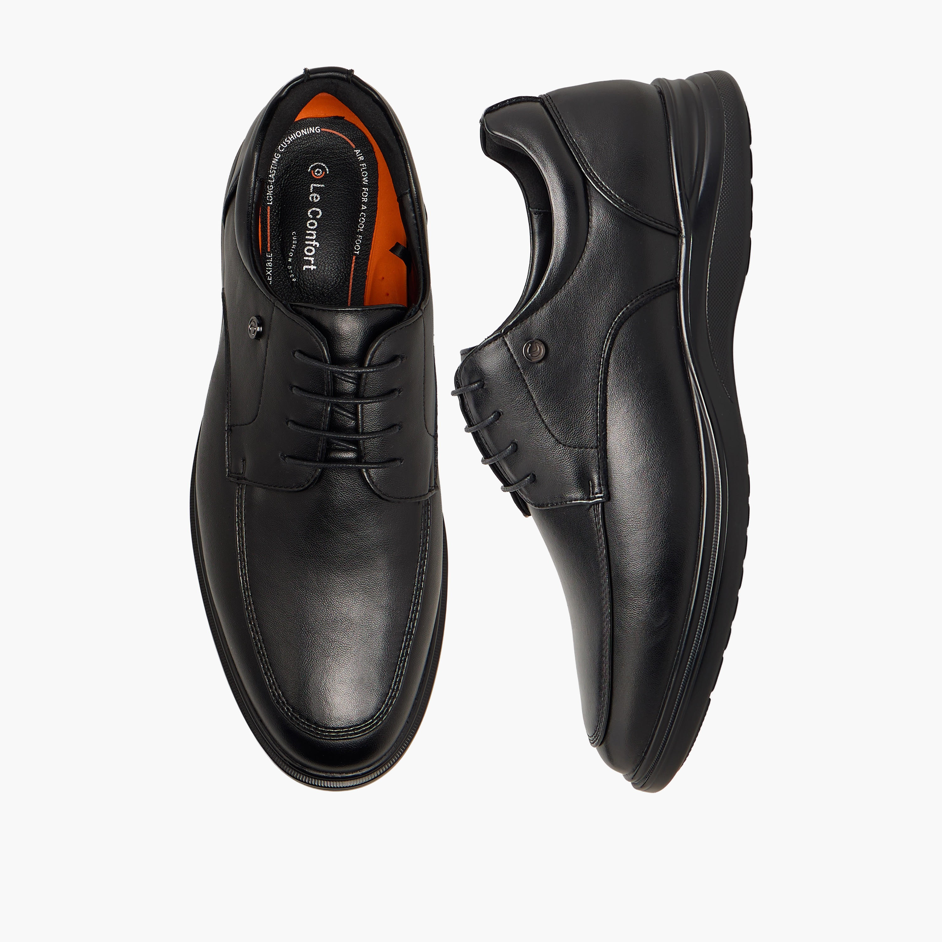 حذاء ديربي برباط إغلاق للرجال من لو كونفورت-men-shoes-formalshoes-image-1