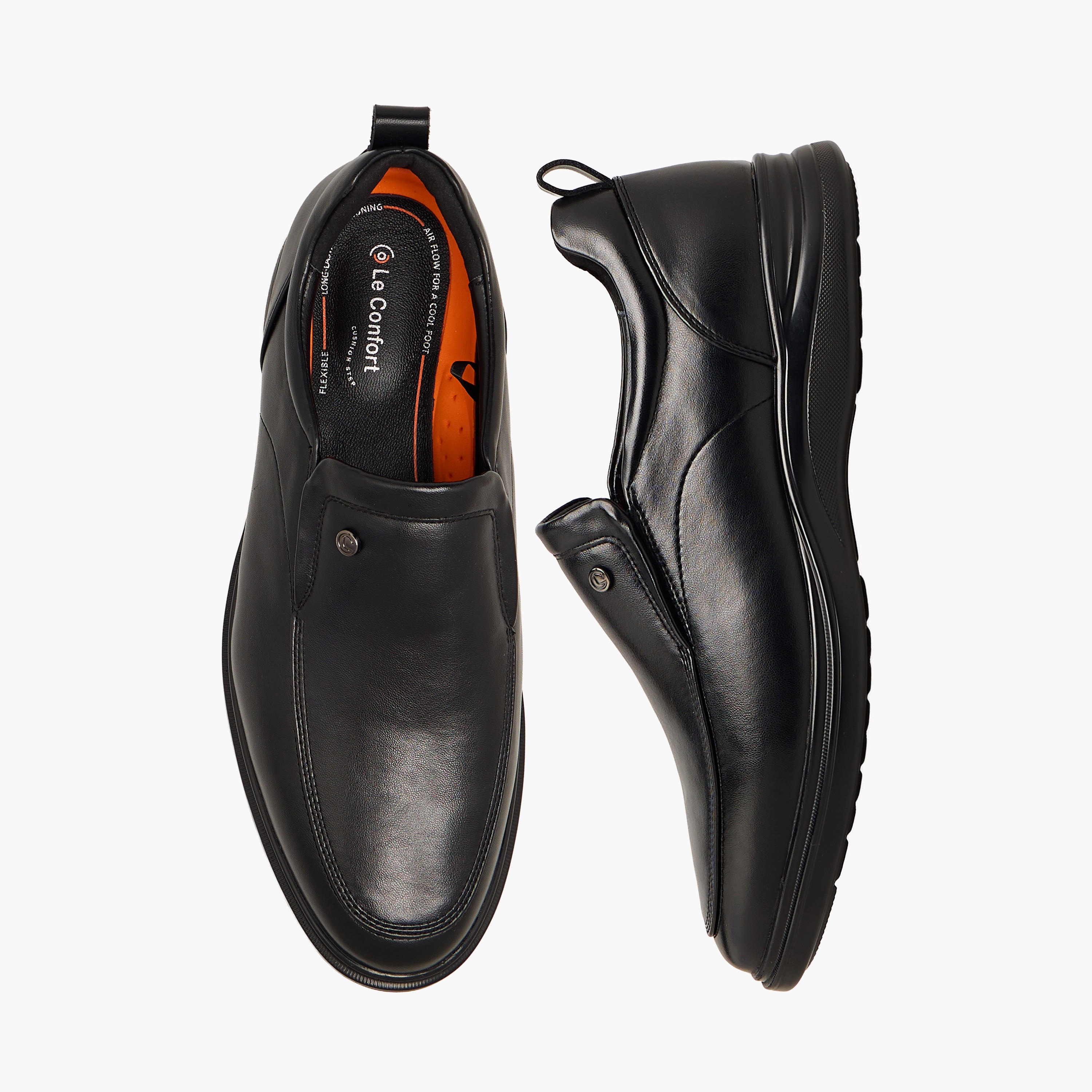 حذاء لوفر سهل الارتداء للرجال من لو كونفورت-men-shoes-formalshoes-image-1