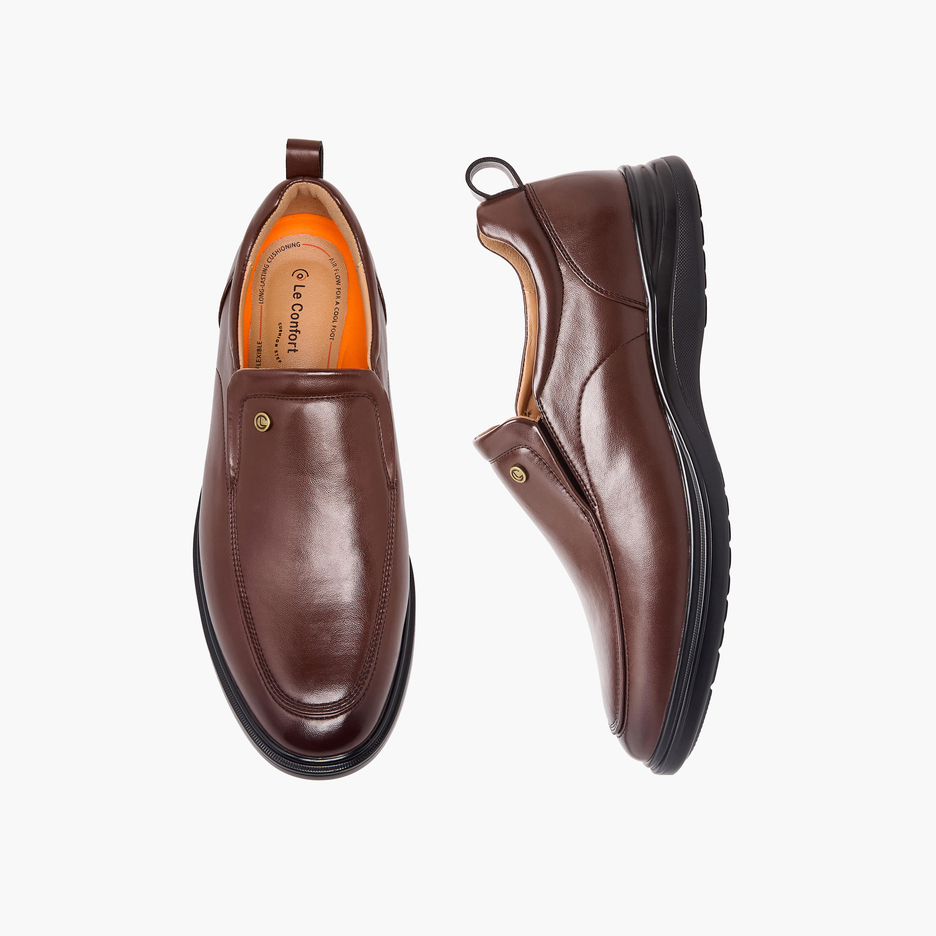 حذاء لوفر سهل الارتداء للرجال من لو كونفورت-men-shoes-formalshoes-image-1