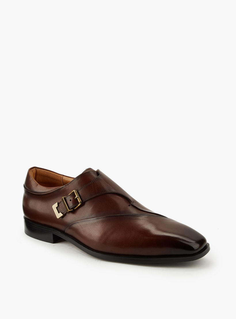 Duchini Men Buckled Leather Monk Shoes-men-shoes-formalshoes-image-2