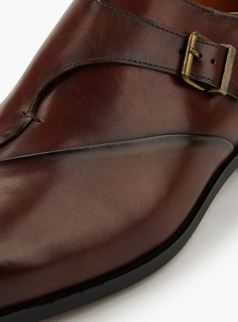 Duchini Men Buckled Leather Monk Shoes-men-shoes-formalshoes-image-4