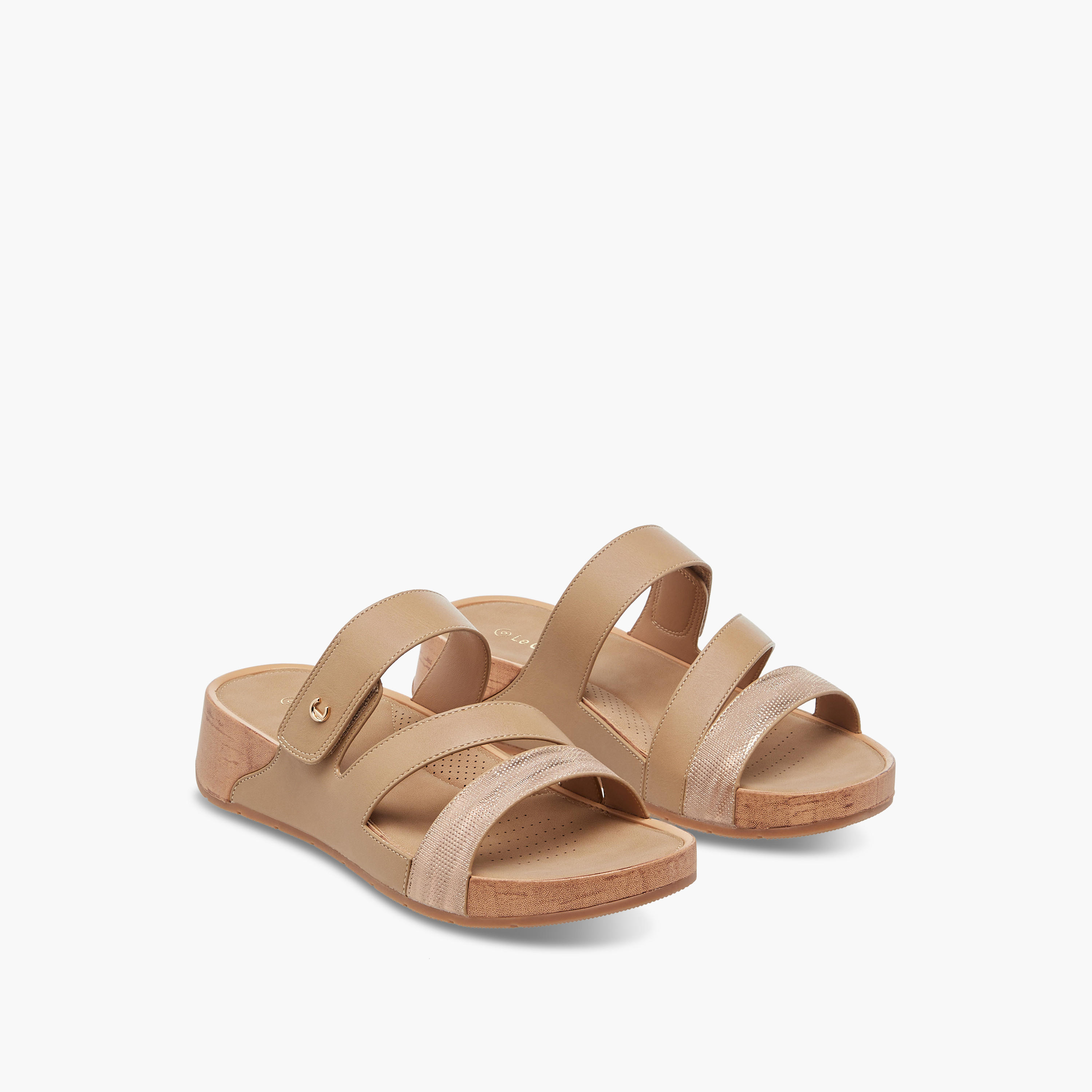Le Confort Slip-On Comfort Sandals-women-shoes-sandals-heeled-image-1