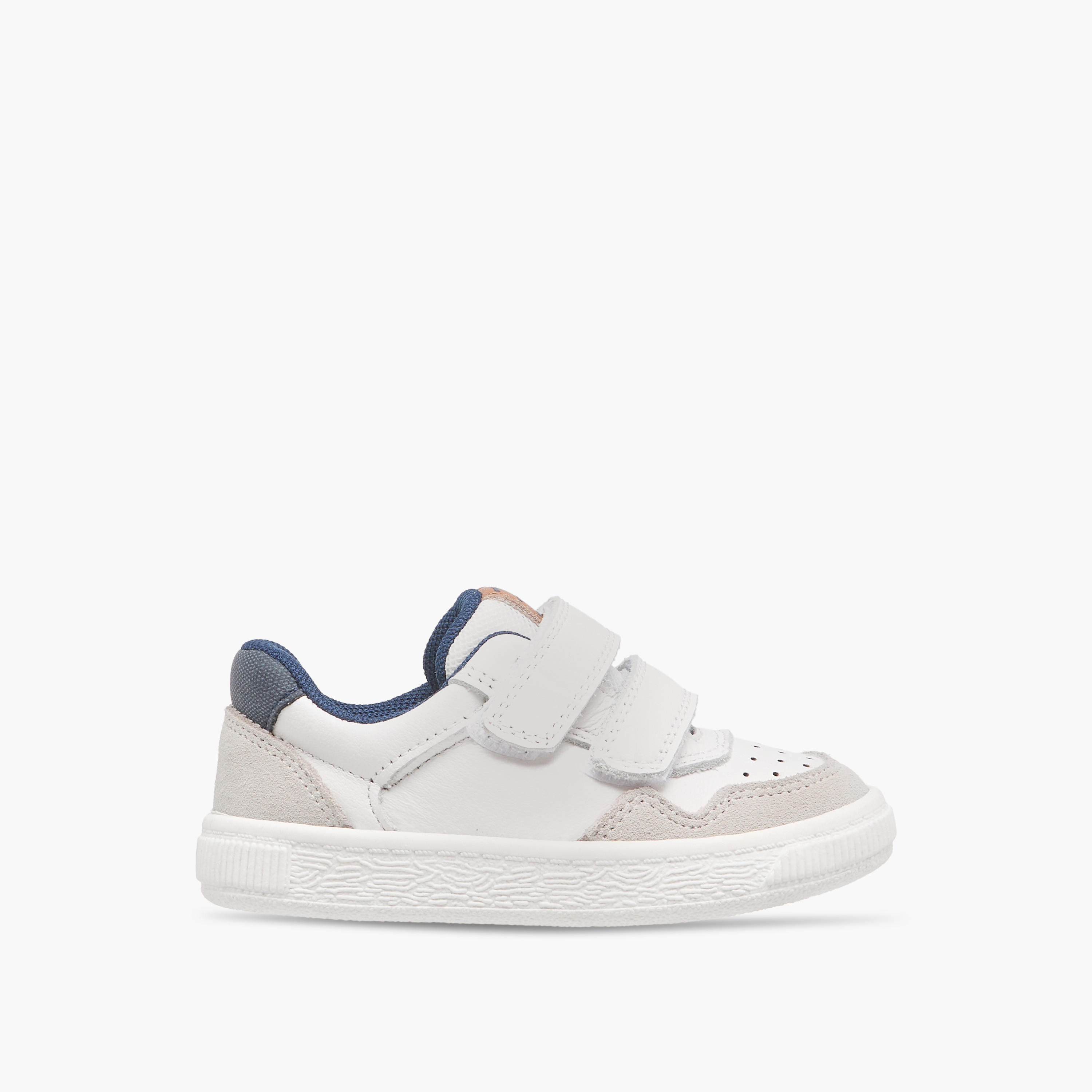 Barefeet Panelled Sneakers with Hook and Loop Closure-boys-shoes-schoolshoes-image-3