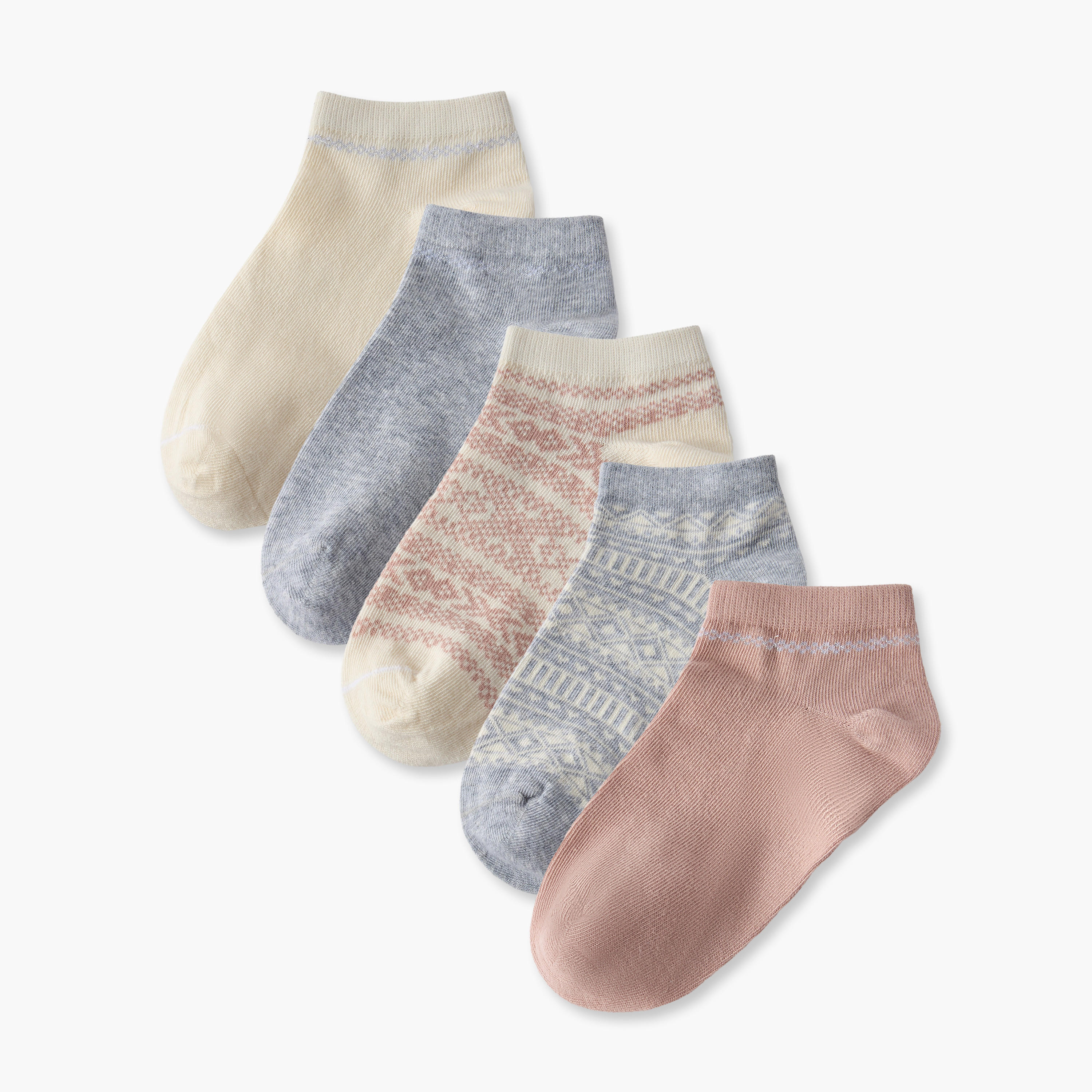 Celeste Pack of 5 Ankle Length Socks-women-socksandstockings-image-1