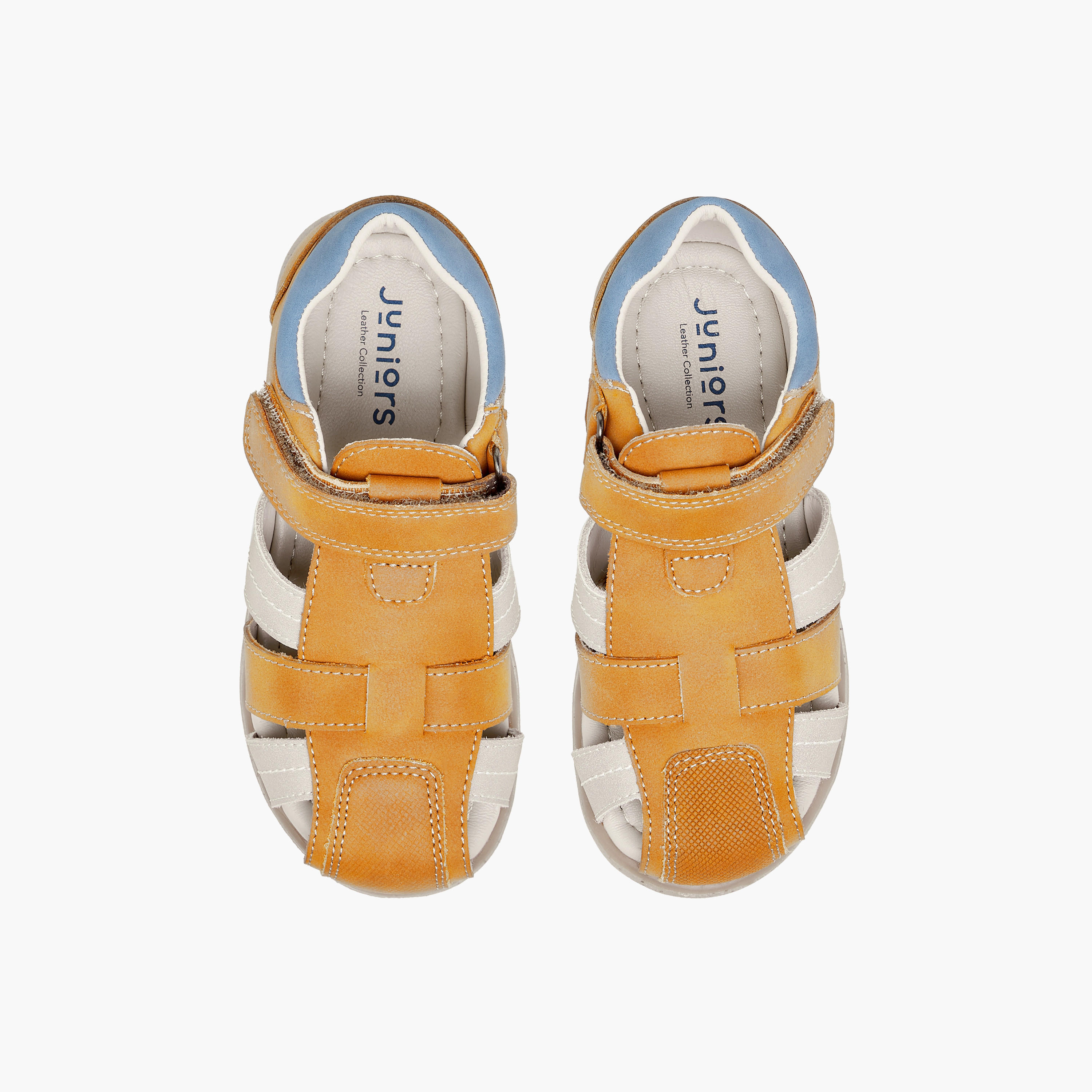صندل سادة بأحزمة وشريط إغلاق لاصق من جونيورز-boys-shoes-sandals-image-1