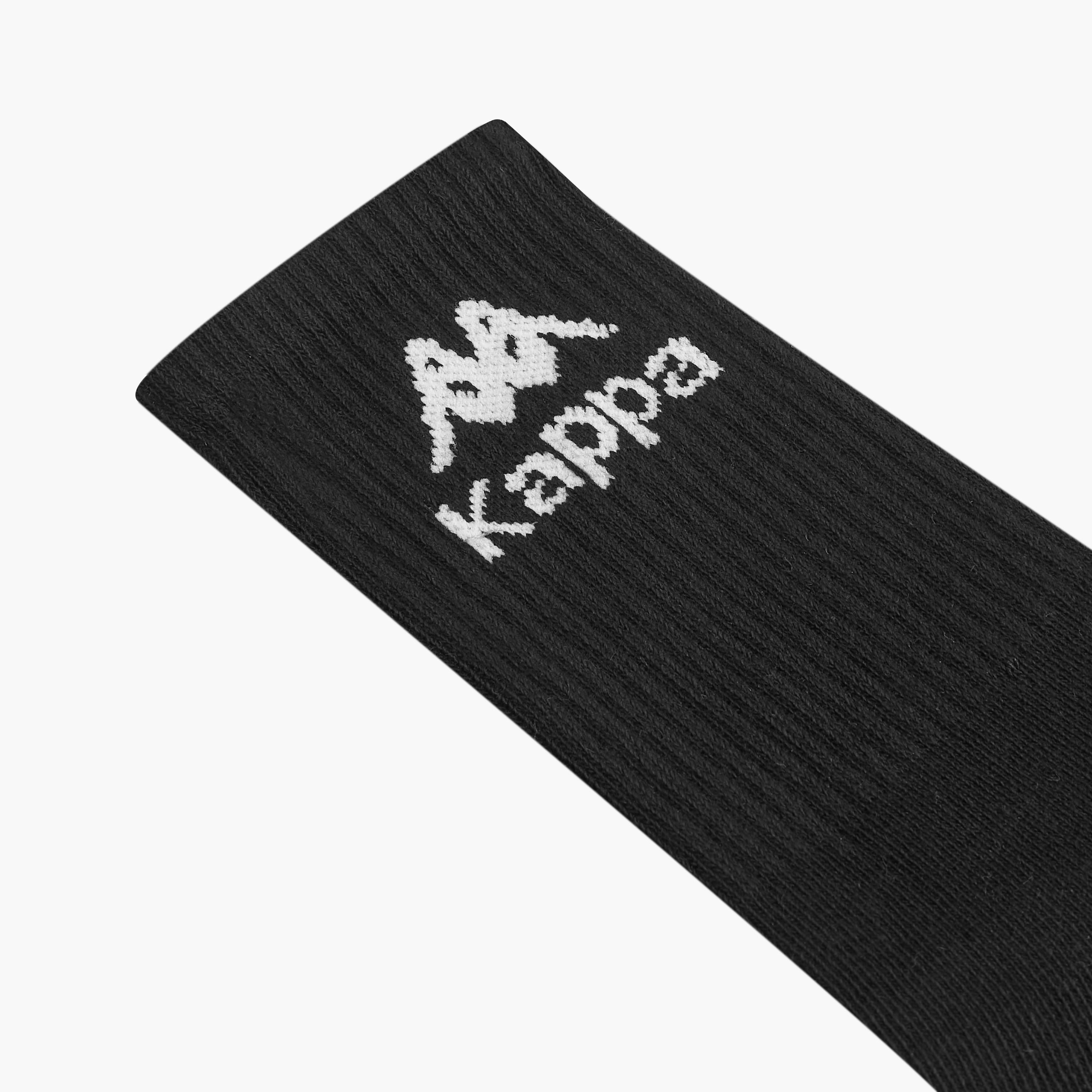 Kappa Logo Detail Non Terry Crew Length Socks - Set of 5-girls-accessories-socks-image-3