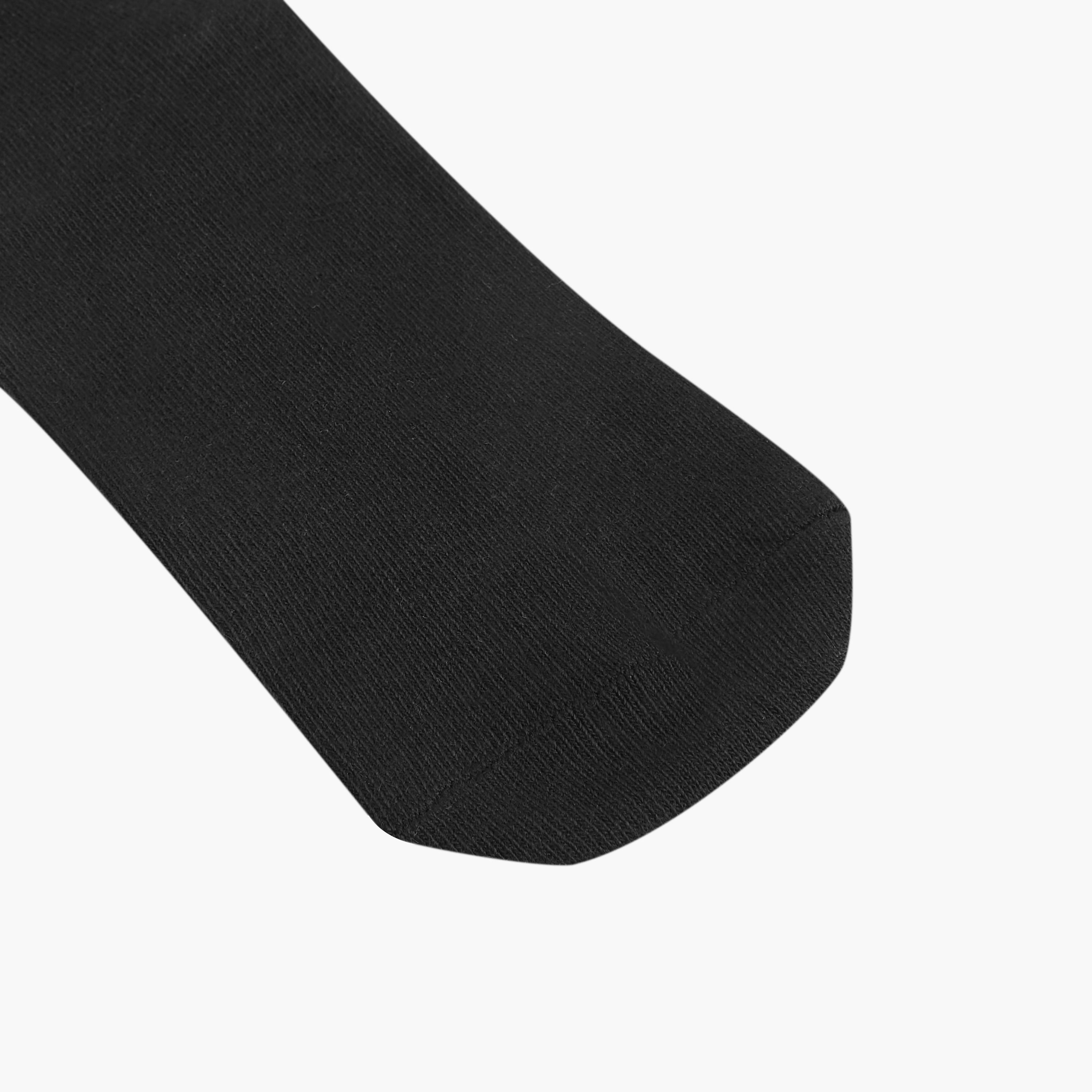 Kappa Logo Detail Non Terry Crew Length Socks - Set of 5-girls-accessories-socks-image-5