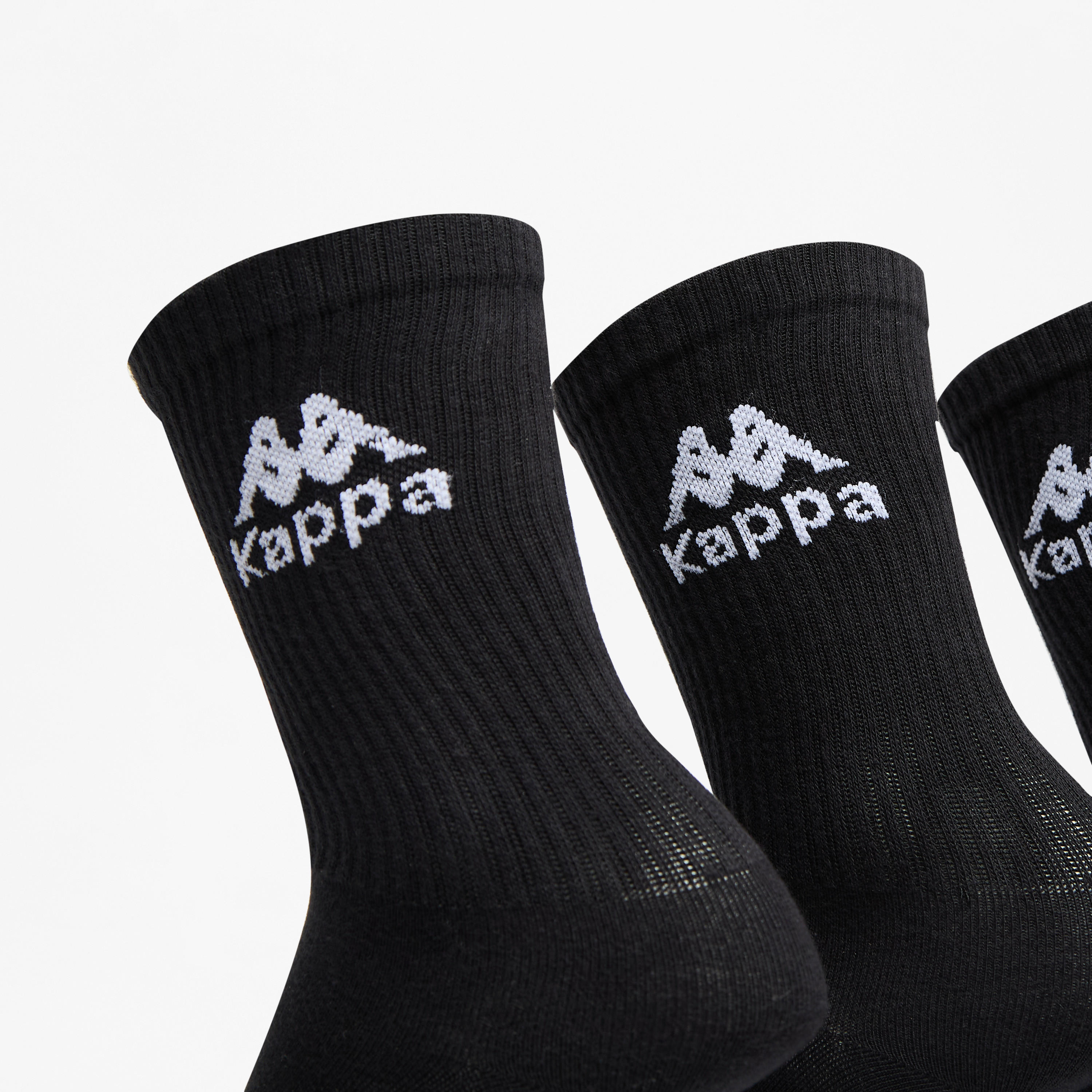 Kappa Solid Crew Length Sports Socks - Set of 5-men-socks-image-2