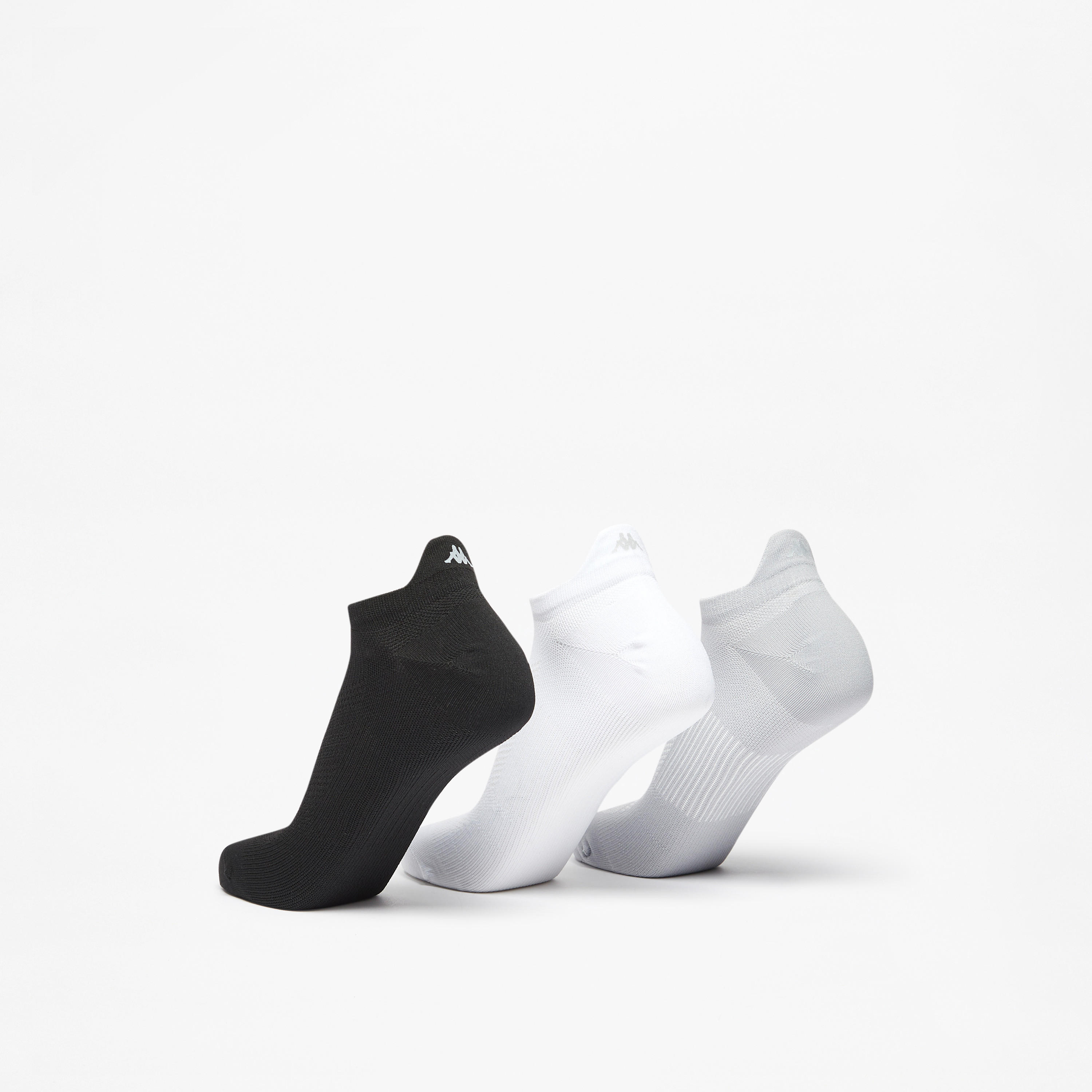 Kappa Textured Ankle Length Performance Socks - Set of 3-women-socksandstockings-image-3