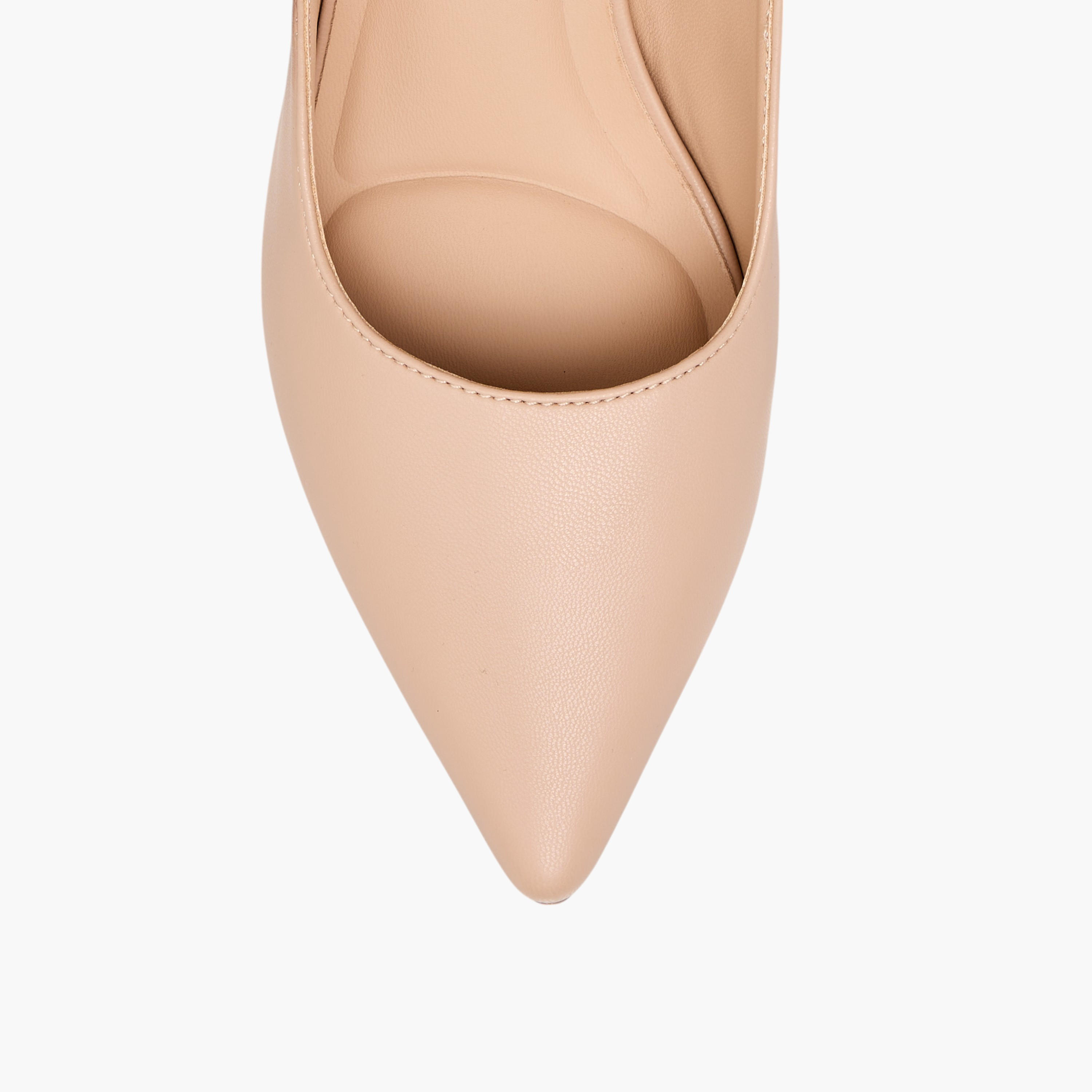 Flora Bella Ruched Detail Slingback Shoes with Stiletto Heels-women-shoes-heels-image-4