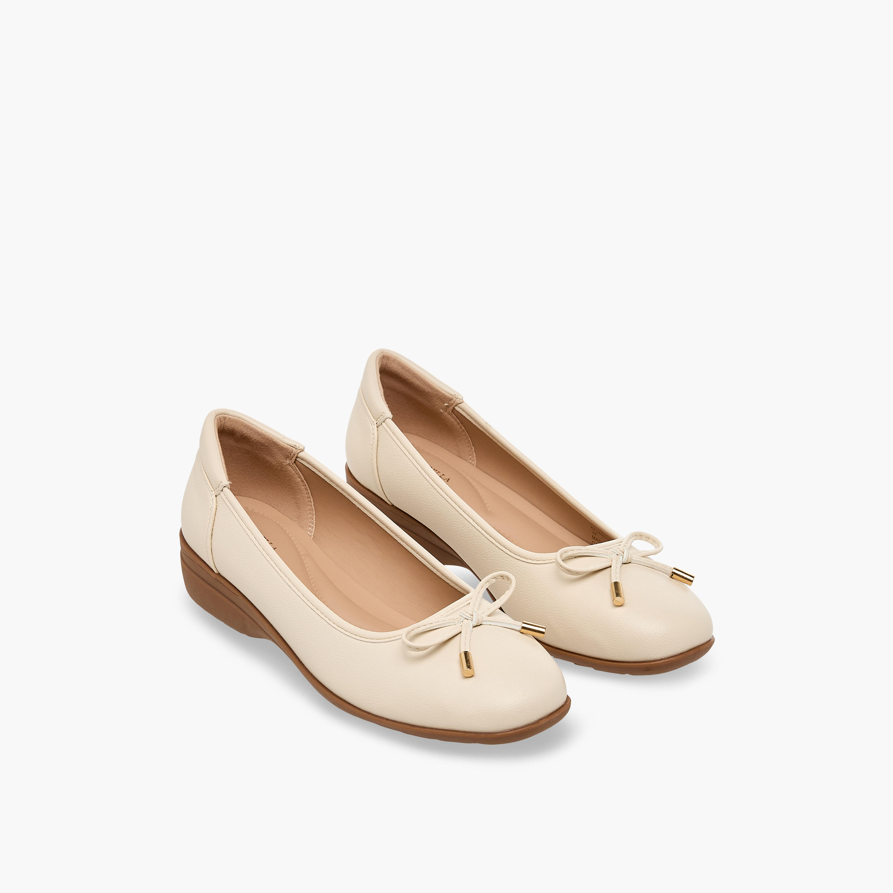 حذاء باليرينا بكعب ويدج للنساء من فلورا بيلا-women-shoes-heels-image-1