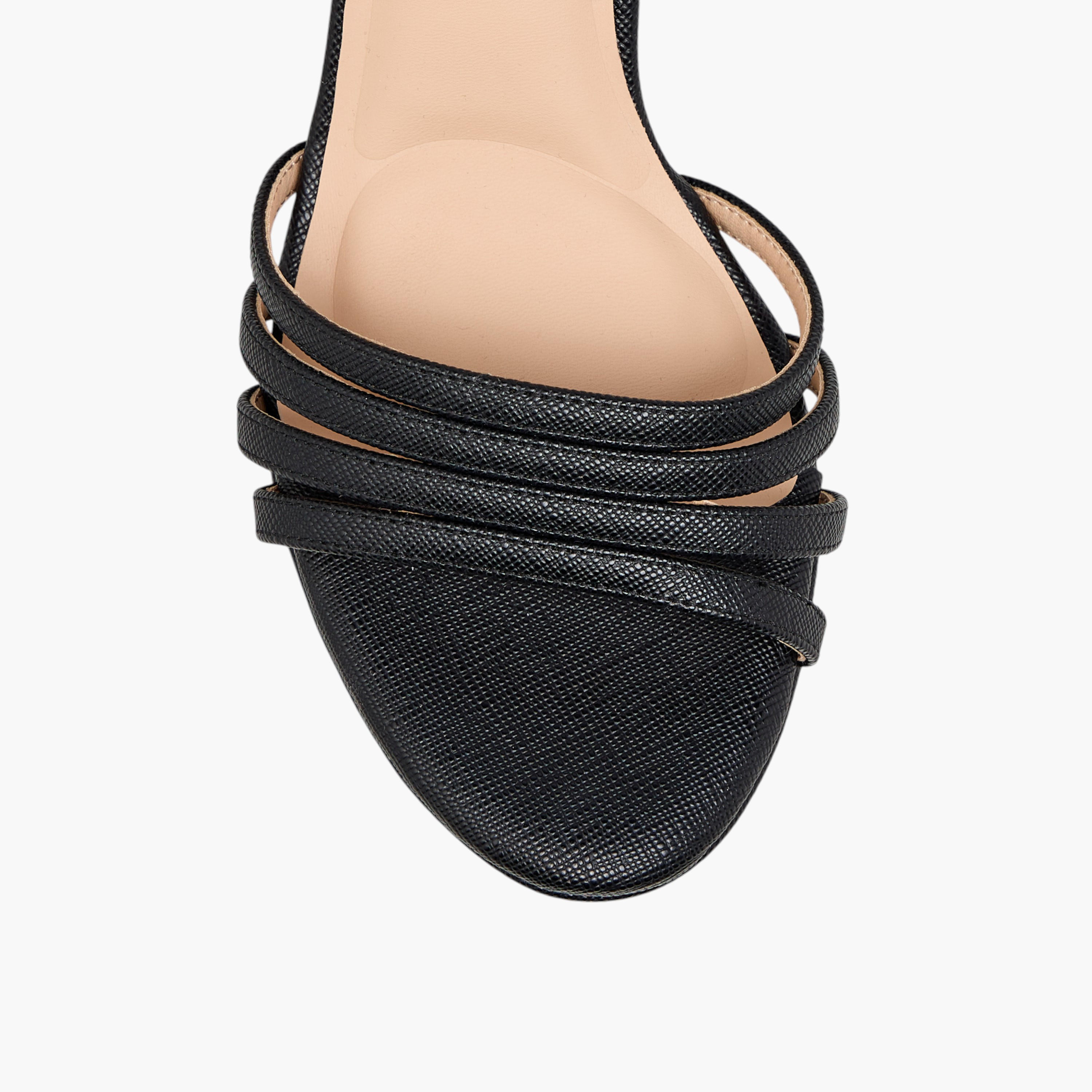 Flora Bella Textured Block Heel Sandals with Buckle Closure-women-shoes-sandals-heeled-image-4