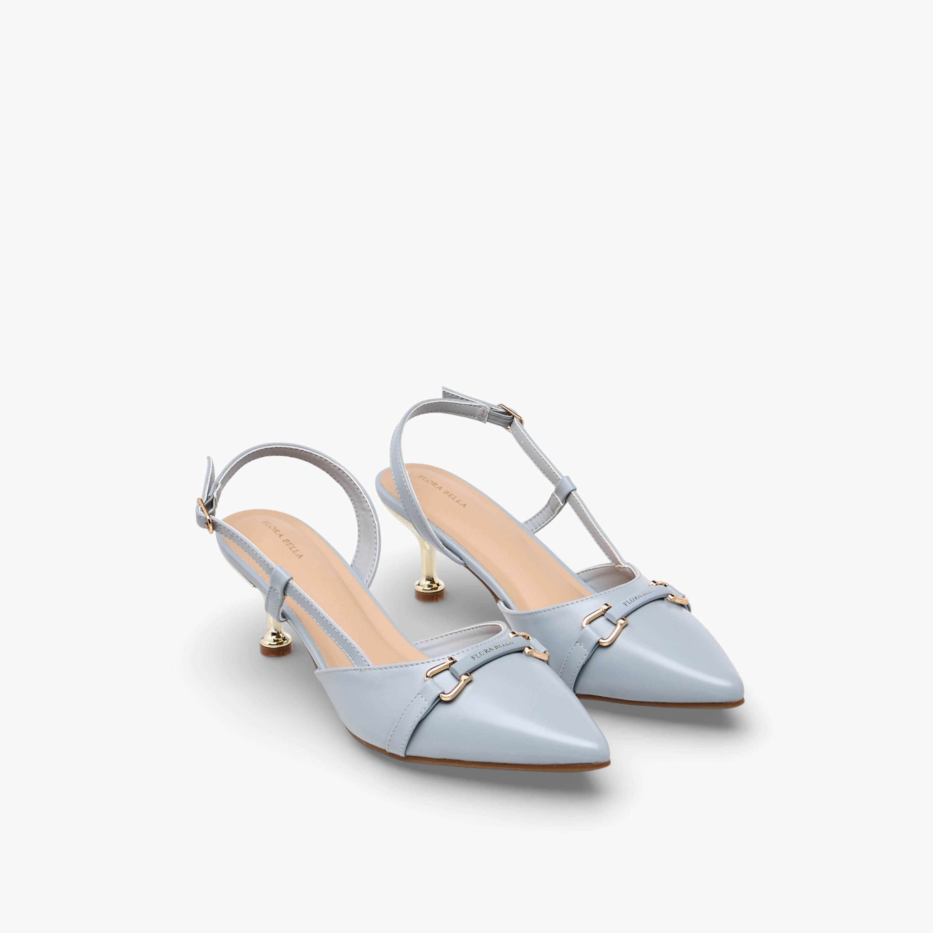 حذاء بمقدمة مدببة وكعب مخروطي للنساء من فلورا بيلا-women-shoes-heels-image-1